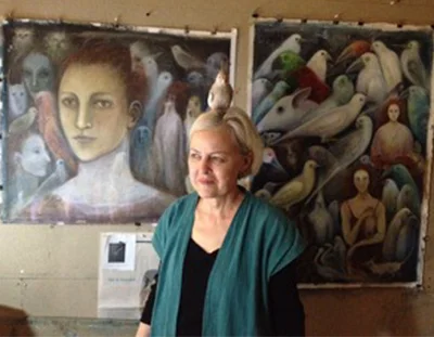 Artist resident Carolyn Callahan. (Photo Andrew Klein)