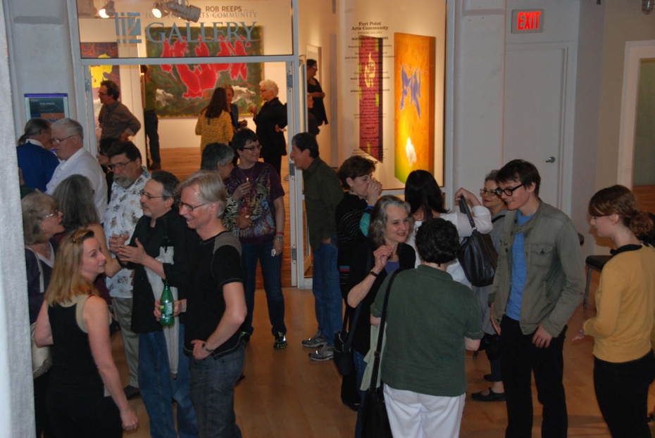 Art opening, FPAC gallery at 300 Summer St.