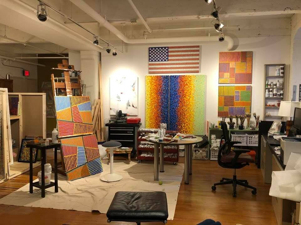 Michael Bourque's live-work studio