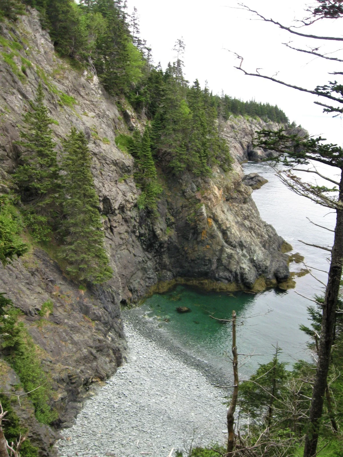 One of the beaches near The Pulpit