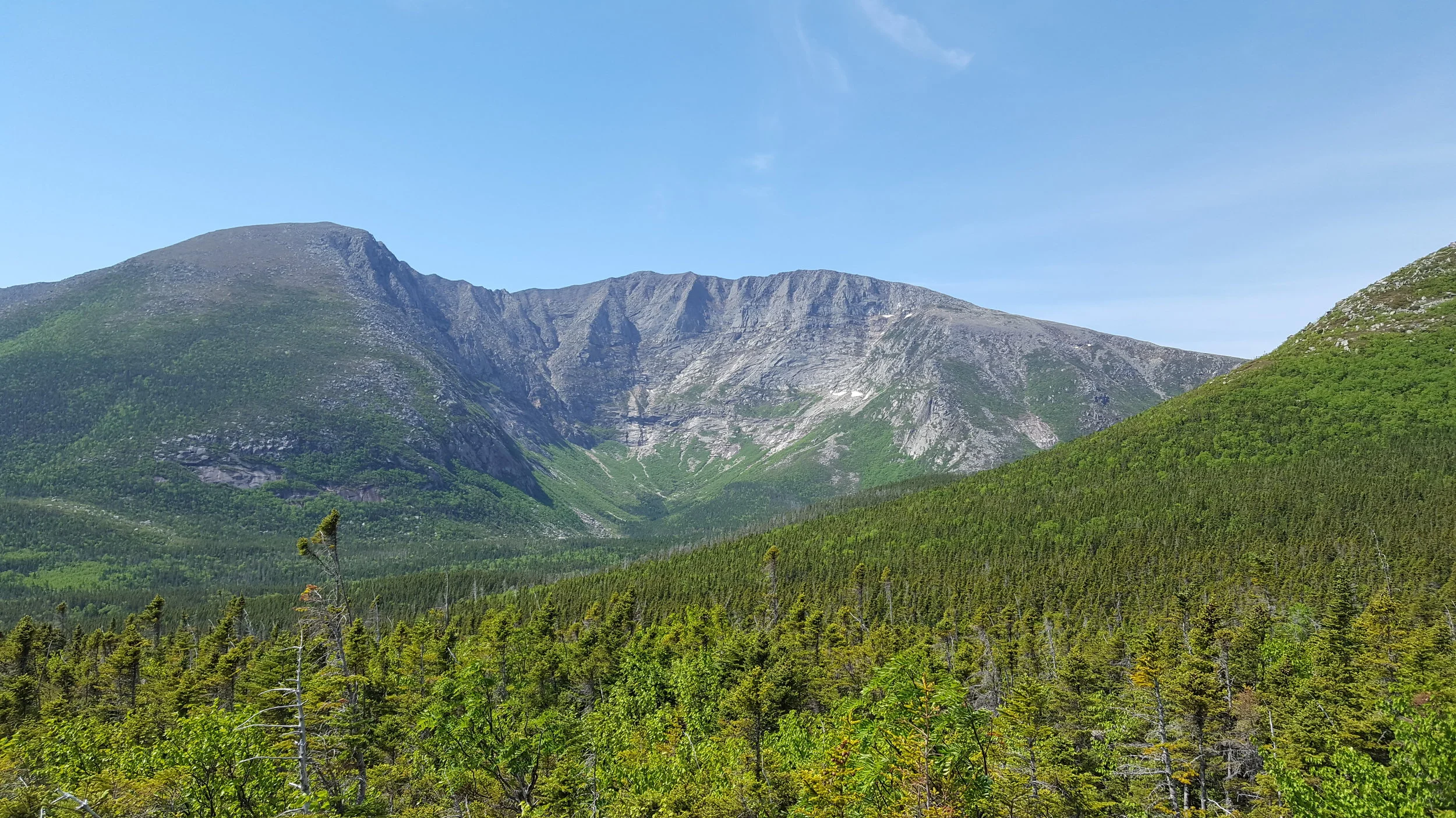 Katahdin from Blueberry Knoll in the North Basin
