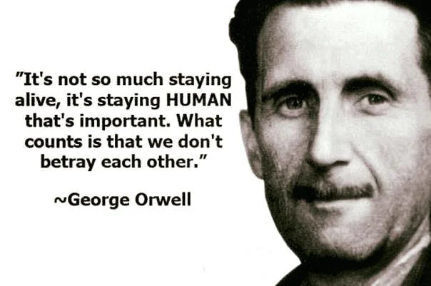“Journalism is printing what someone else does not want printed. Everything else is public relations.” – George Orwell, quoted in Truthdig pop-up “The further a society drifts from the truth, the more it will hate those who speak it.” – George Orwell “In a time of universal deceit, telling the truth becomes a revolutionary act.” – George Orwell