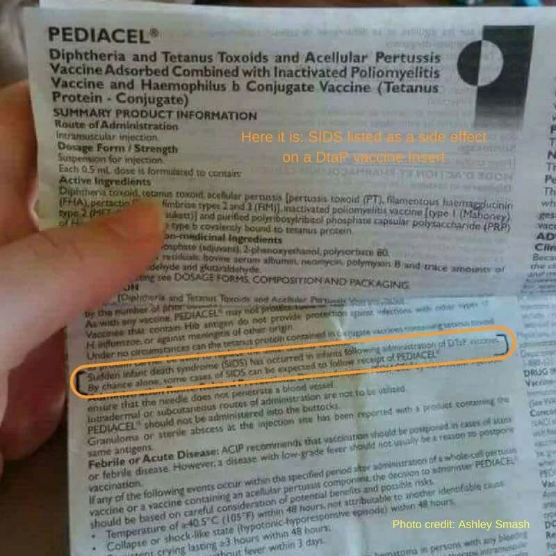** You can find this monograph or “insert” online here . This is the DTap 5-in-1 vaccine used in Canada. 2-month olds will be given this vaccine at the 2-month “well baby” visit.
