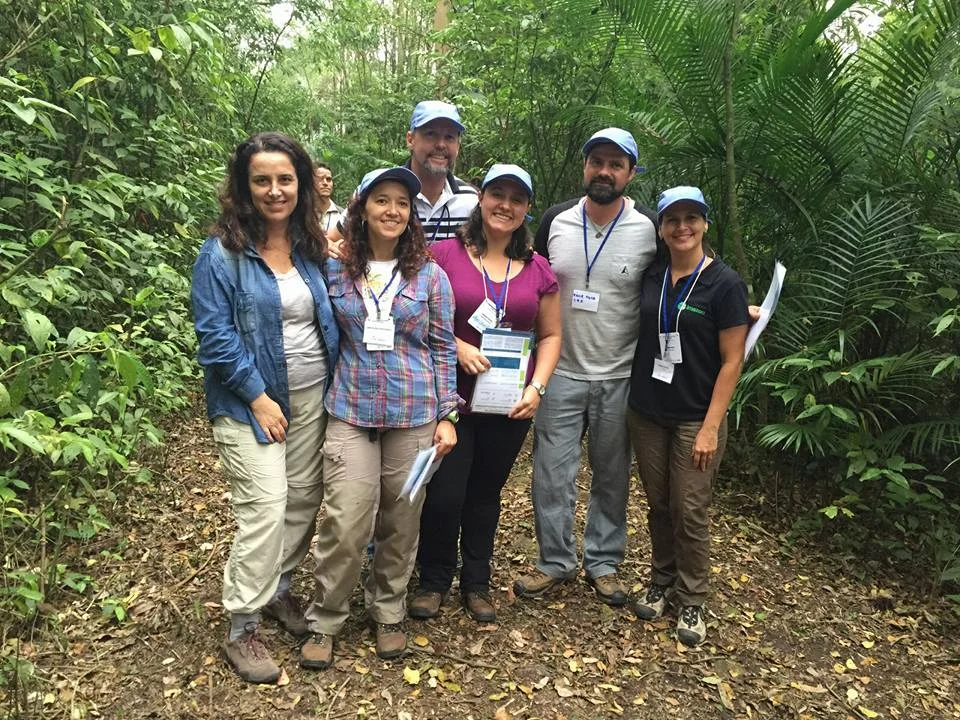 Rachel Biderman with colleagues and fellow restoration advocates.