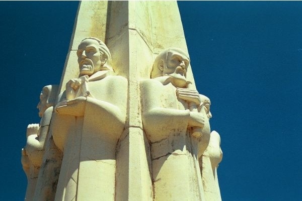 Galileo statue at Griffith Park Observatory Los Angeles  1999