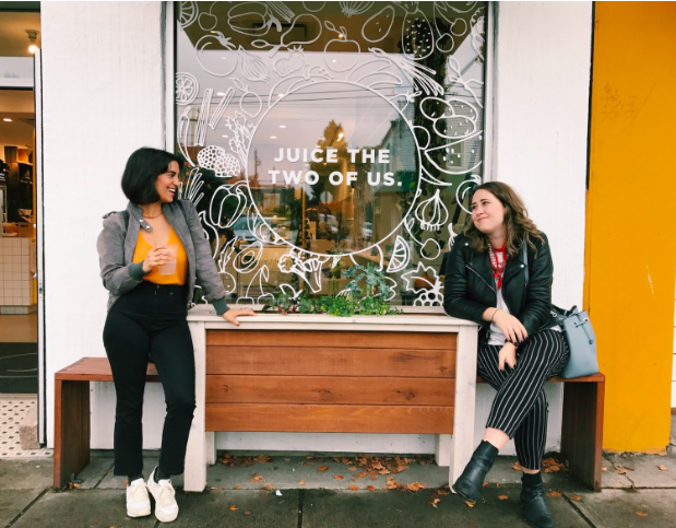 Go on a trip! Plan a weekend away. Explore together. Make memories. Drink juice. Smile at each other.