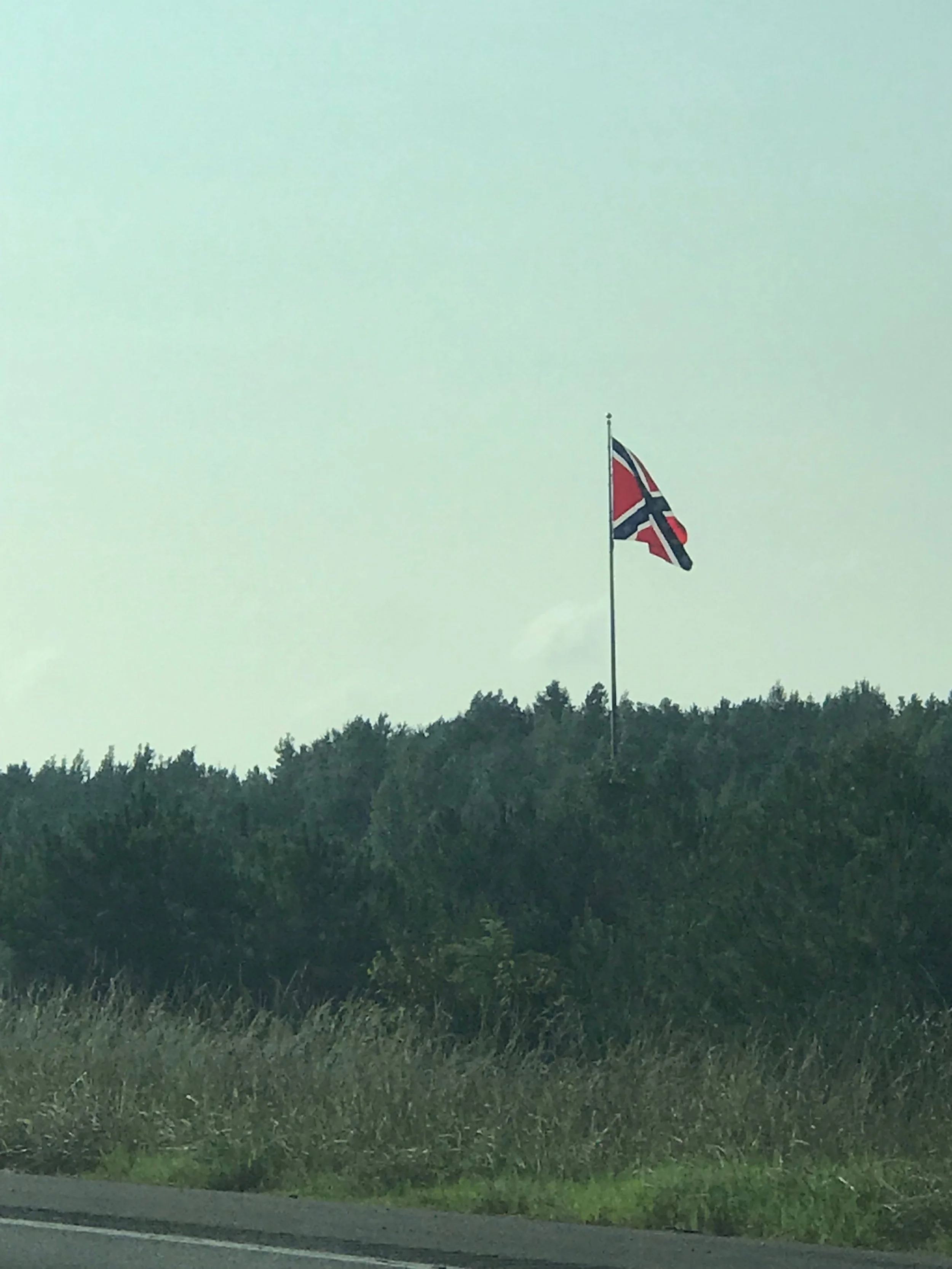 Huge Confederate Flag in Cordova, Alabama