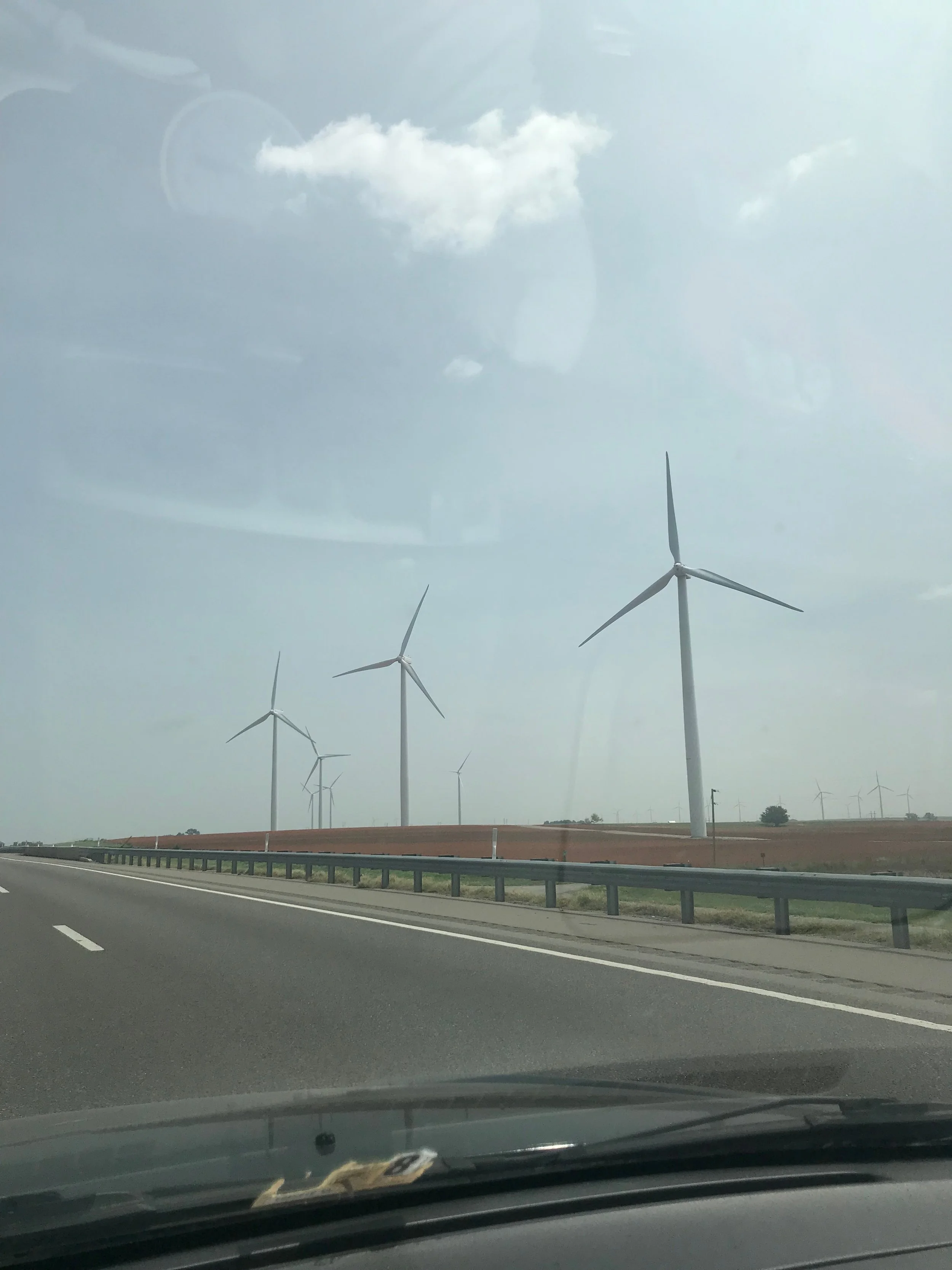 Windmills in Weatherford, Oklahoma