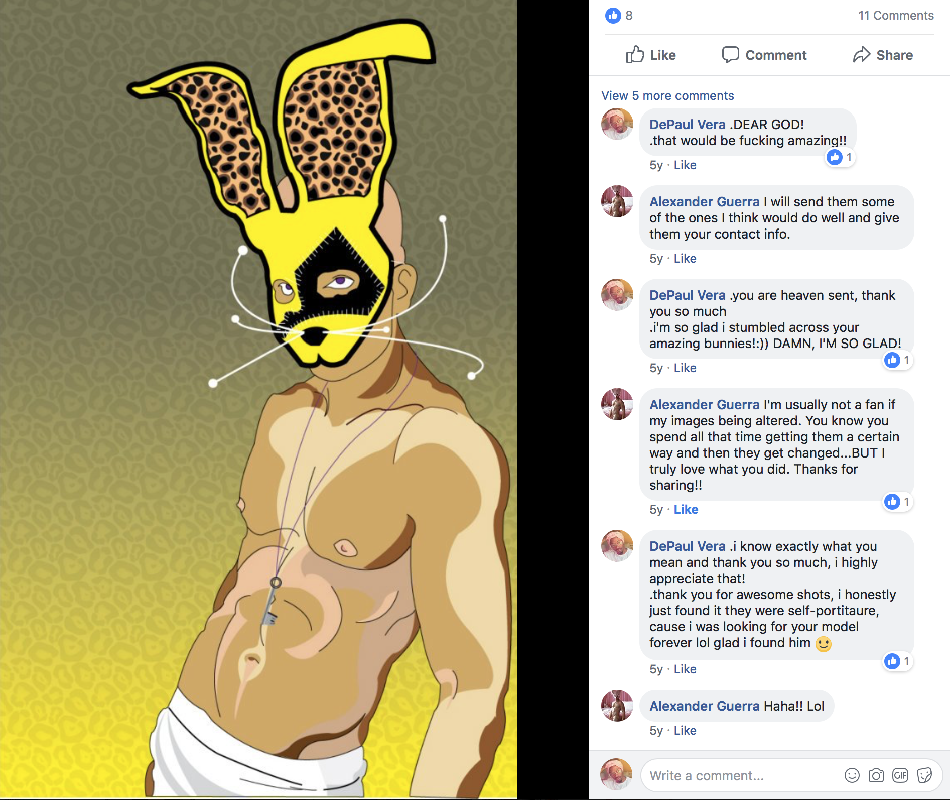 My illustration of Rabbit Regimen and my conversation with Alex, 2013