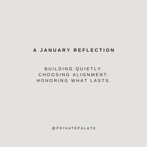 Taking a January pause to reflect on a year of quiet building, meaningful work, and practices rooted in care and intention.
Winter has always felt like a time to slow down, rest, and go inward &mdash; and January gives me the space to look back befo