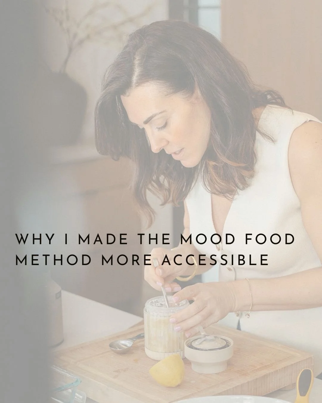 For a long time, the way I shared this work was through private clients and intimate, in-person experiences.

And while I love that work, I also knew there were so many women trying to figure this out on their own &mdash;
feeling overwhelmed by what&