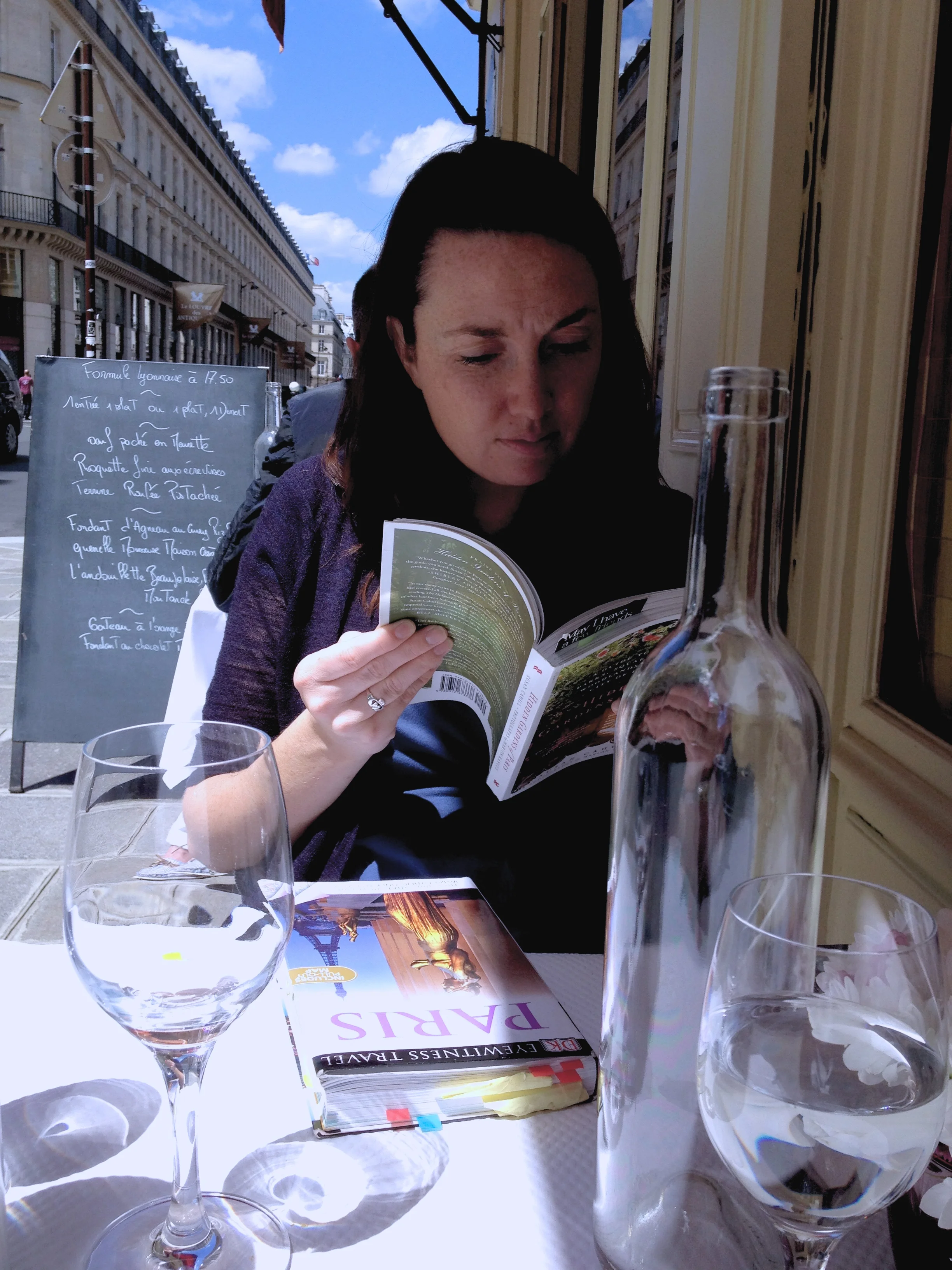 What better time for research than at lunch?