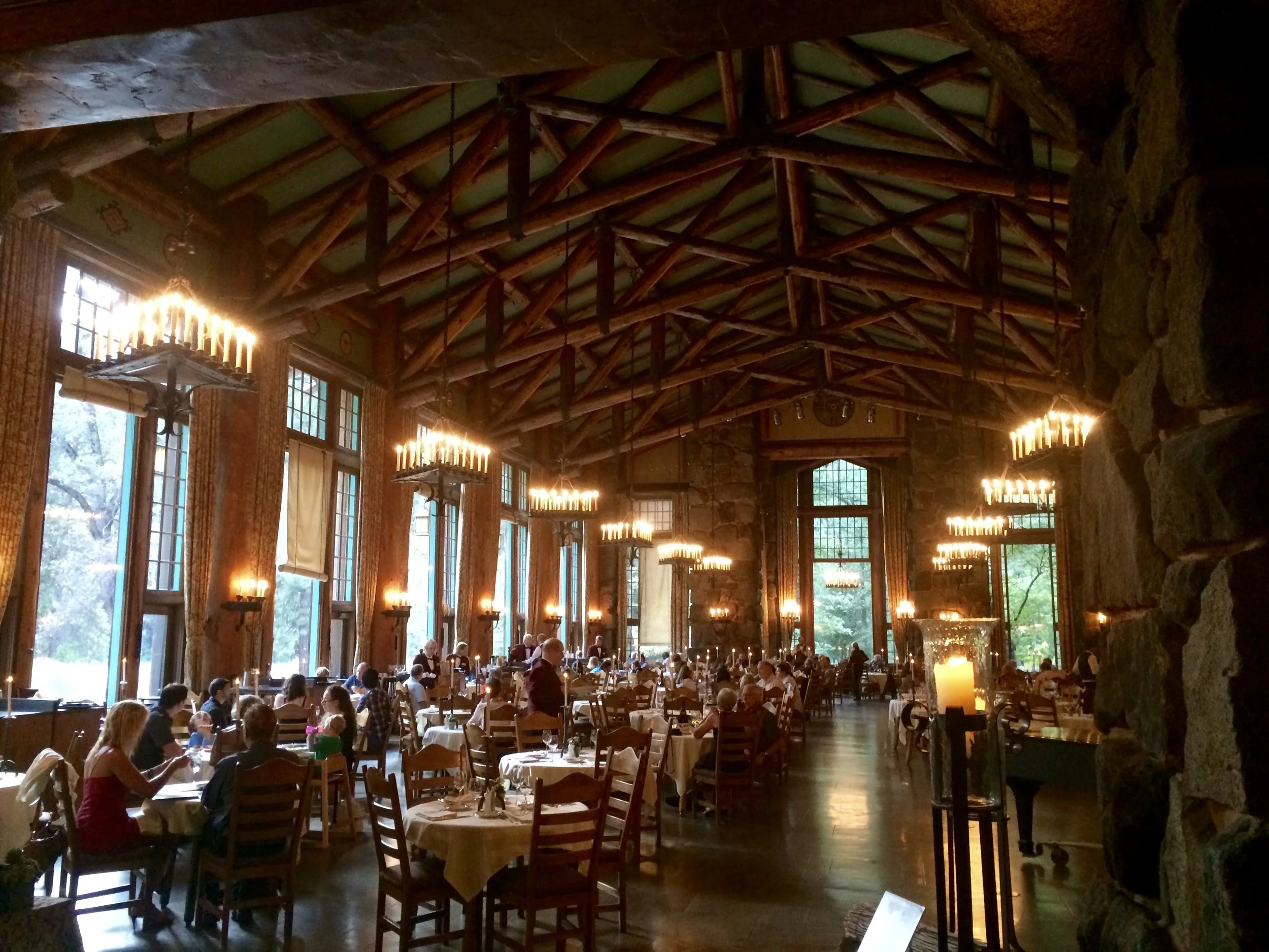The Dining Room at the Majestic Yosemite Lodge