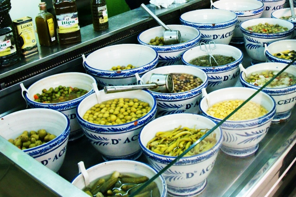 Olives at the Feria Market