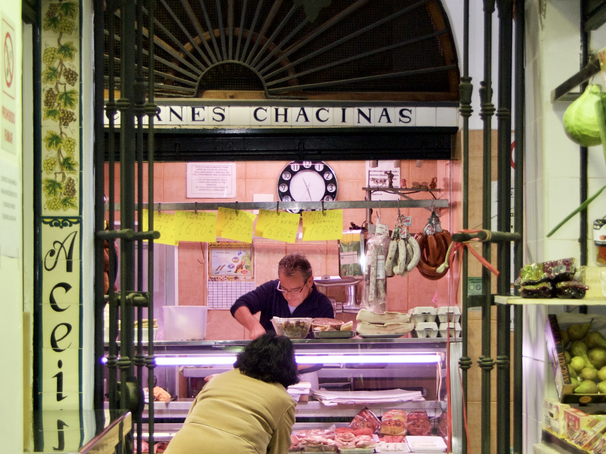 Shoppers at Feria Market