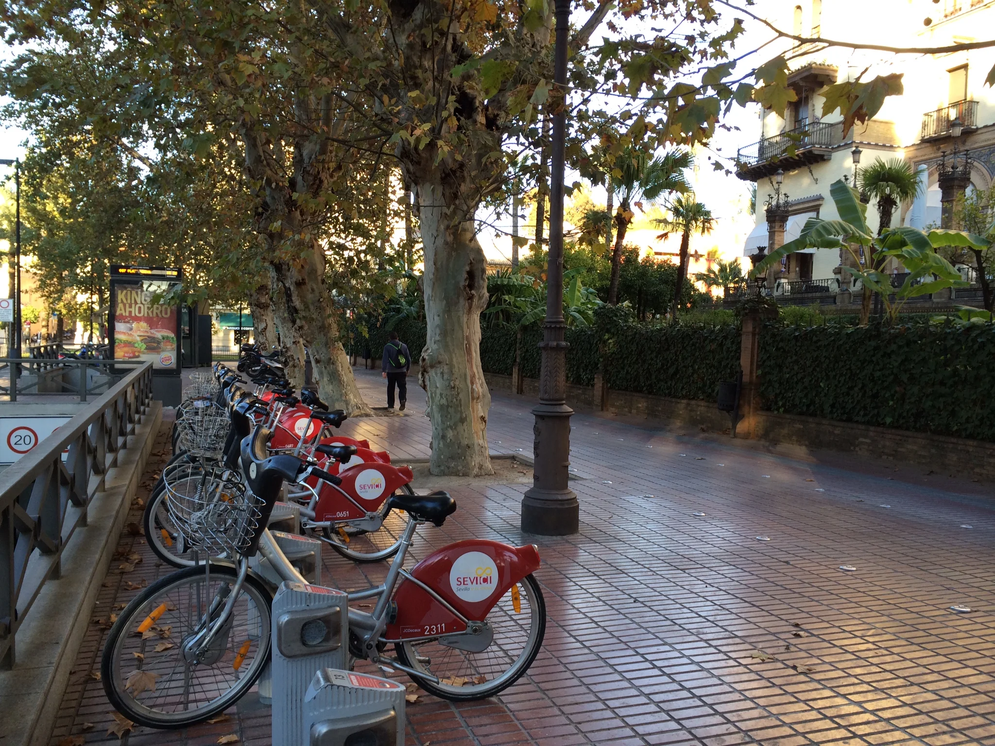 A Sevici Bike Share Station
