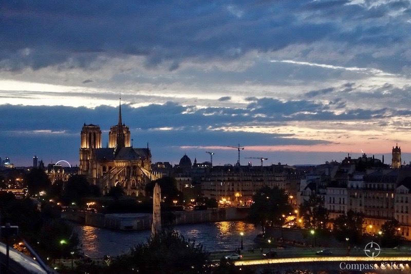 VIEWS FROM THE ROOFTOP AT INSTITUT DU MONDE ARAB