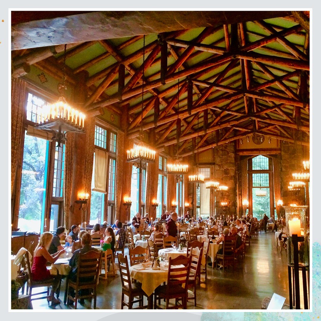 Remembering a special night out in the stately dining room of the Ahwahnee Hotel in Yosemite, considered one of the most beautiful in any National Park. If you're visiting this summer, dinner reservations are only open for hotel guests, but park visi