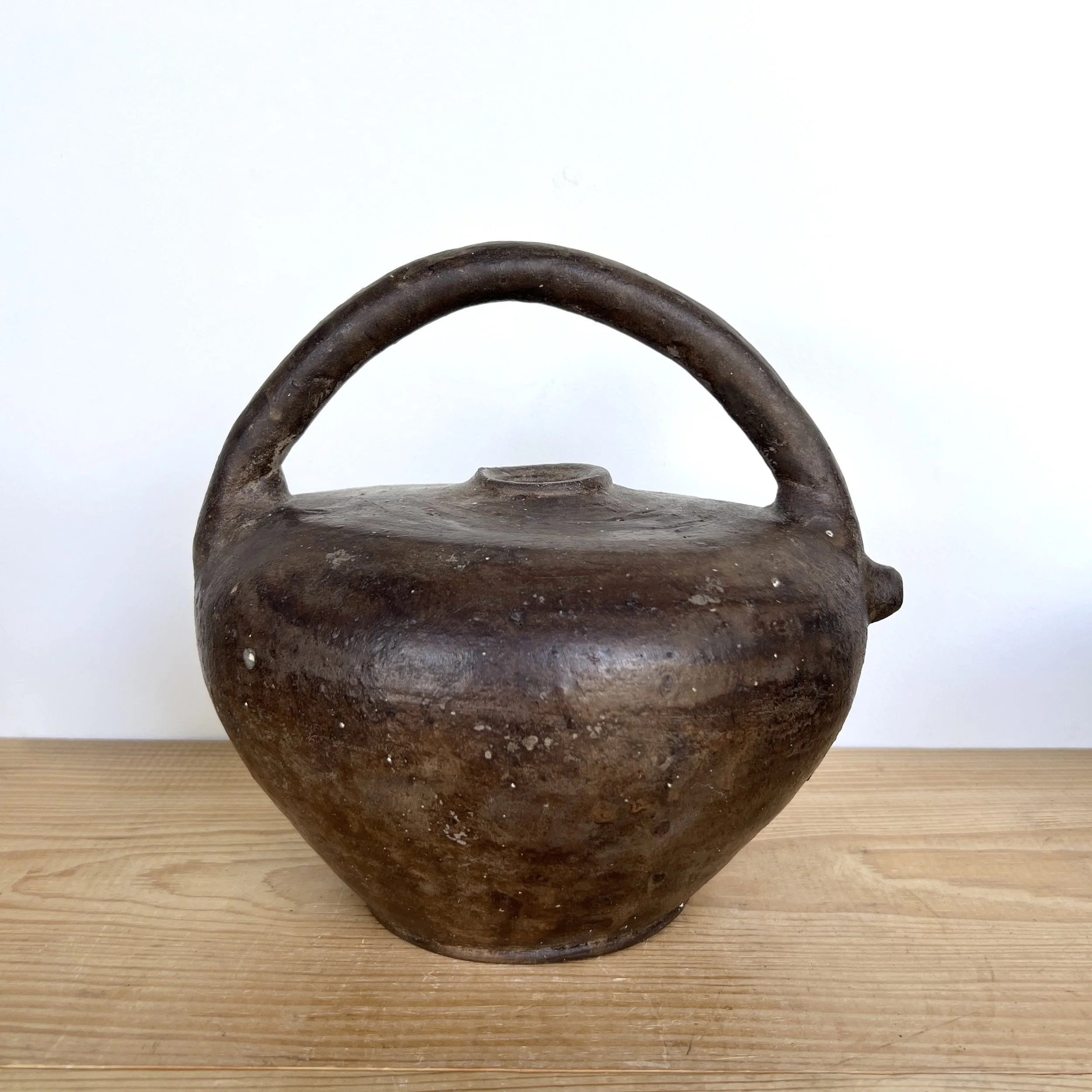 Antique Stoneware Oil Jug