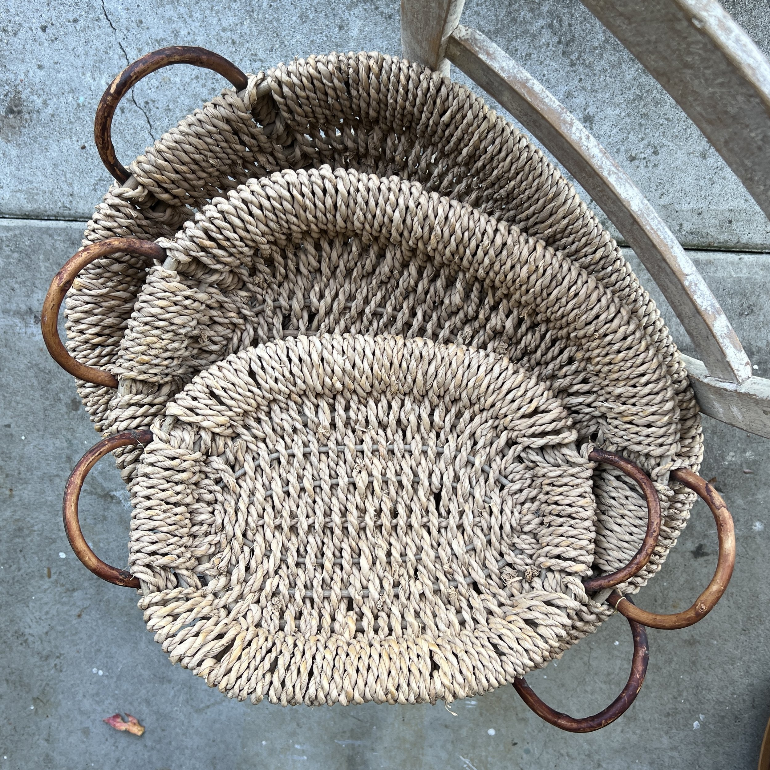 Bent Vine Big Nesting Baskets