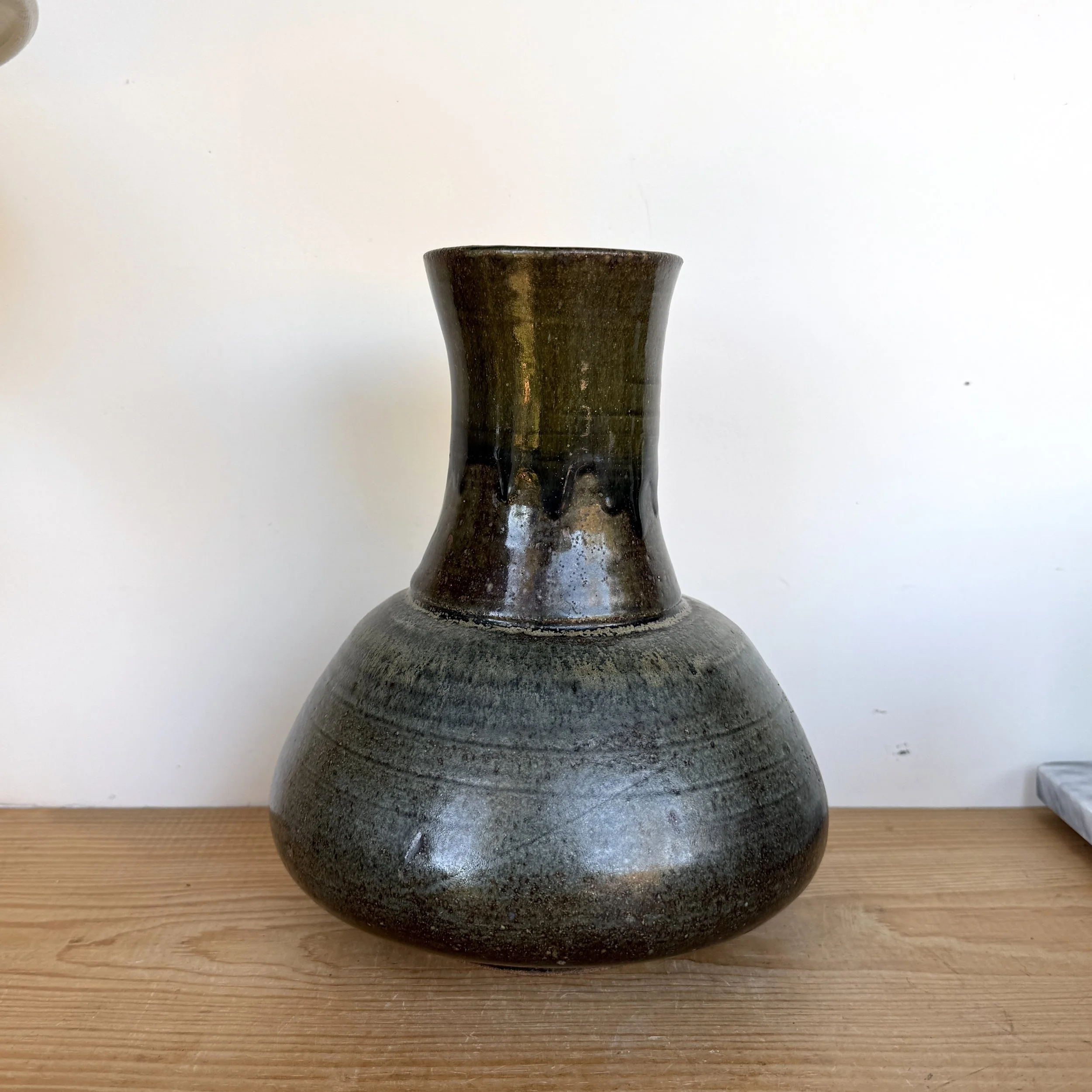 BIG Vintage Handmade Studio Pottery Pot or Vase