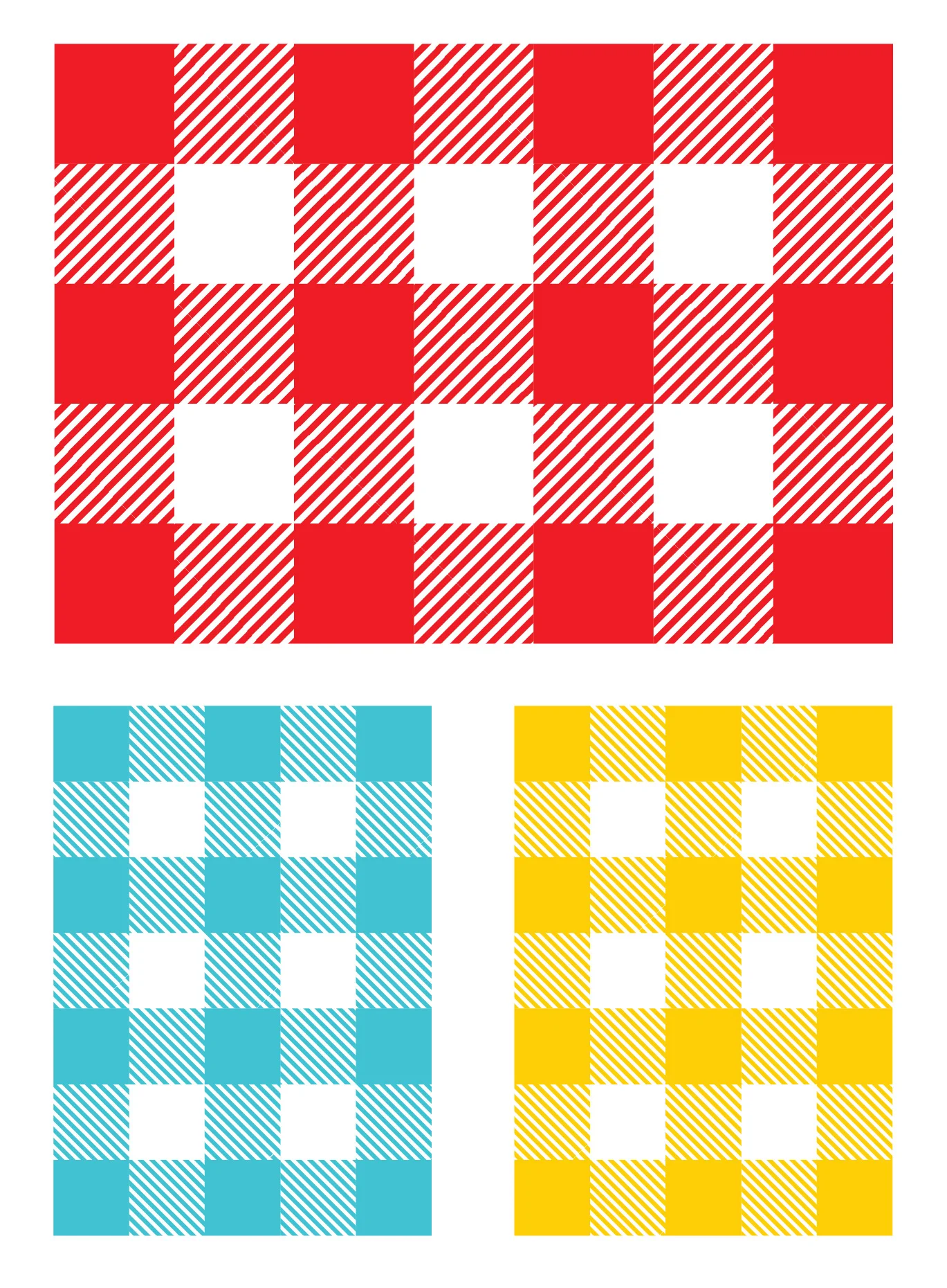 The updated gingham pattern rounds out Hourlunch's branding system. It is a nod to the tablecloth at Anton's original lunch table set up. It also adds texture and a playful spirit to the overall brand. 
