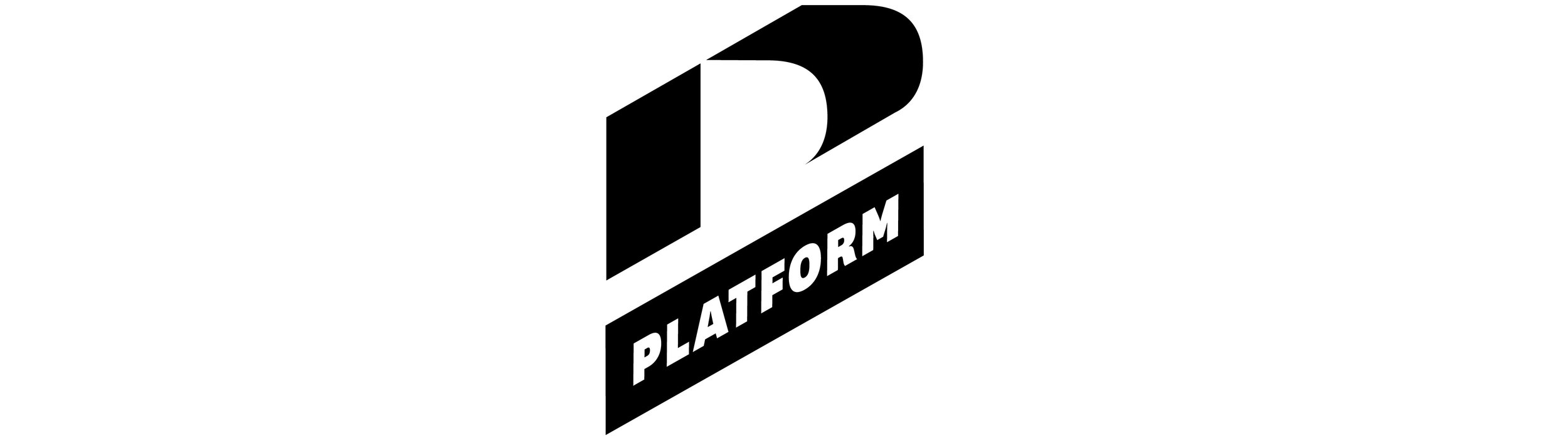 Inspired by shapes found at the skatepark, Platform’s mark is iconic and full of energy. The upward motion not only mimics the sport of skateboarding, but it speaks to Platform’s goal of elevating all skateboarders. The three dimensionality of the mark plays off of the name Platform, and helps to make the mark memorable.