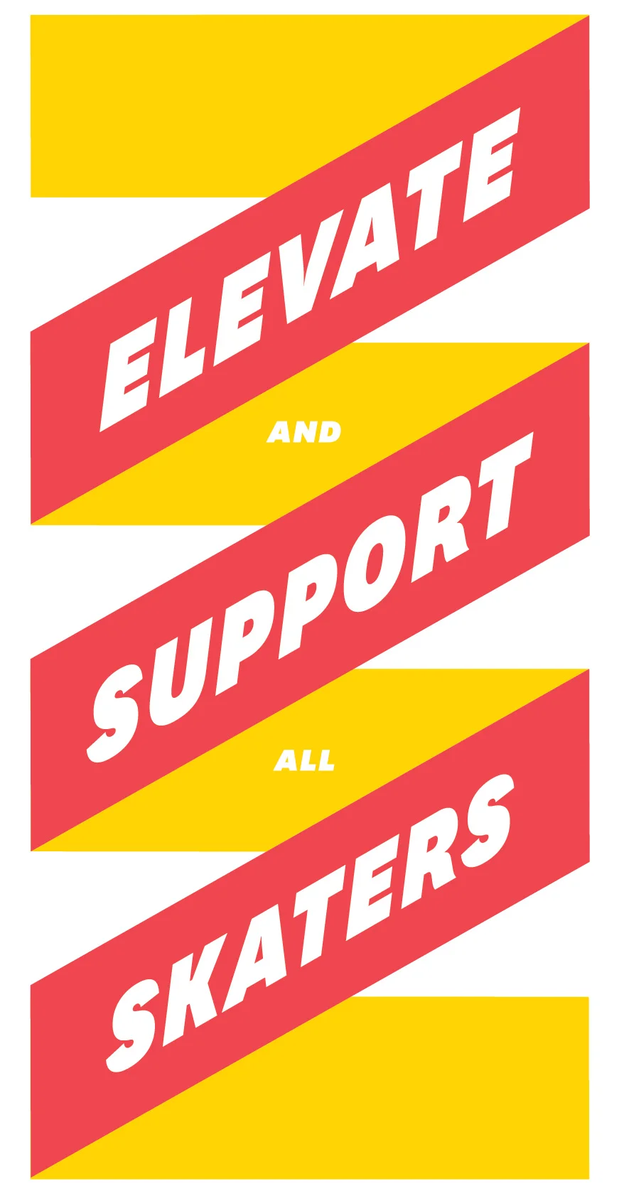 The main catalyst for this project was that women skaters are rarely considered in the skateboarding world. Most large skate companies do not sponsor women skaters or offer gear for them. As a result, women exclusive skate companies have formed. The objective with Platform is to close the gap between men's and women's skateboarding. I achieved this by creating an all-inclusive skate brand. Platform's focus is to elevate and support all skaters through creating a community around the sport. 
