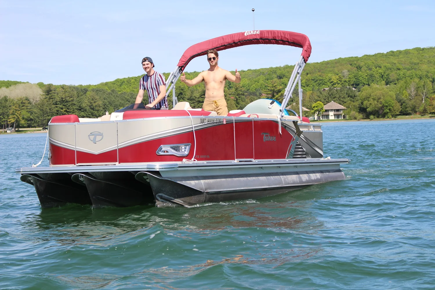 Walloon Lake Boat Rental. Tahoe Tritoon, and Jet Ski rentalBoyne