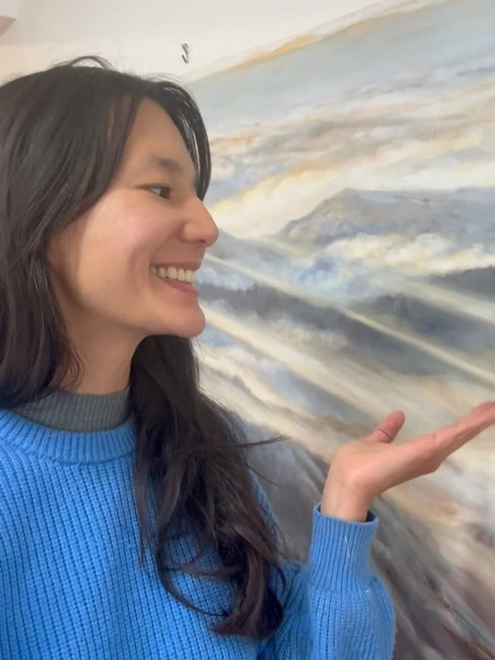 A giant new painting project I&rsquo;m excited to share! 🤗This piece has been months in the making and was challenging to create on many levels, particularly capturing the sense of light through the clouds, and creating a sense of depth through the 