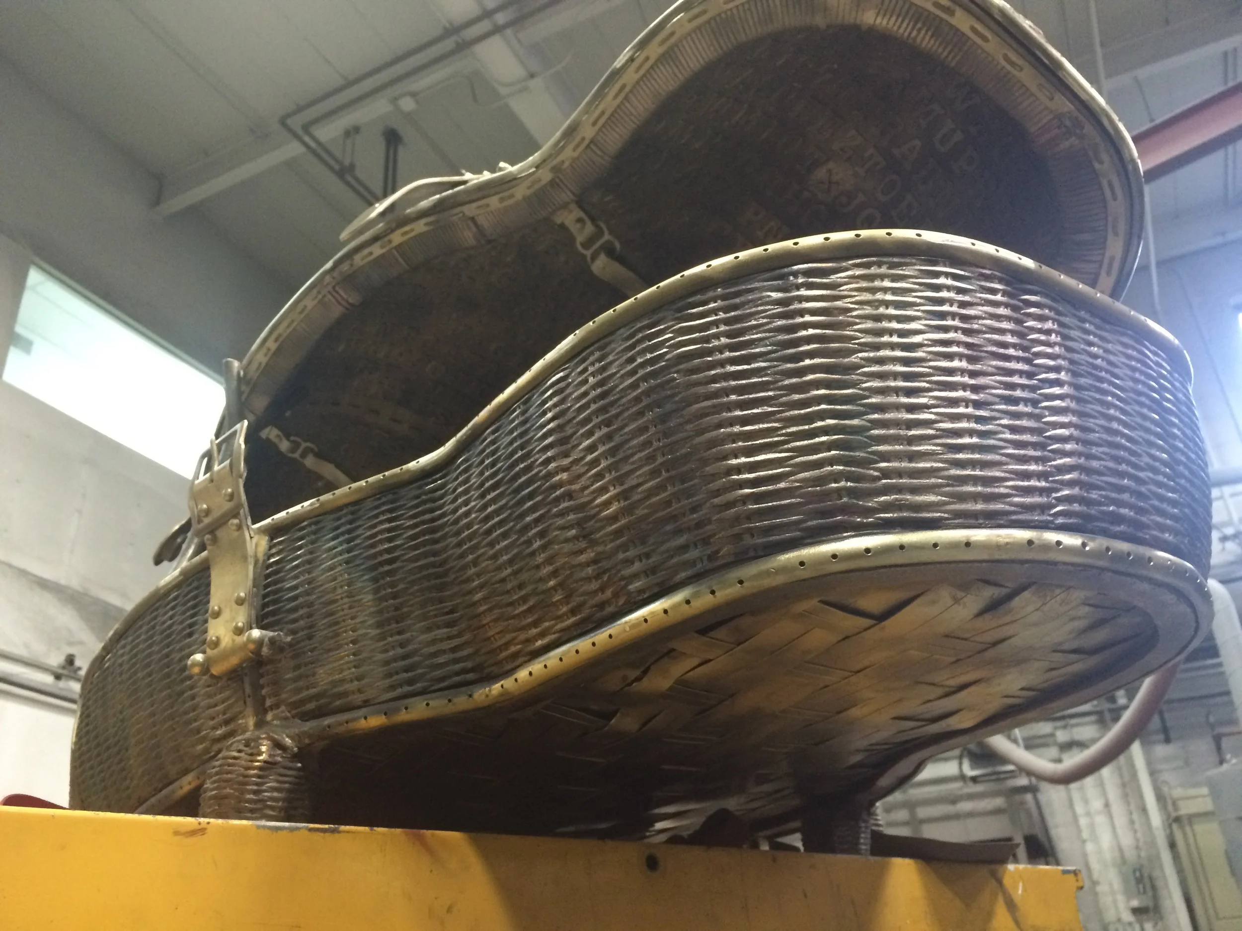 While taking a break for some water I'll post you a pic of the woven underside. Not easy to see when it's shown unless you get down on your knees in the gallery.