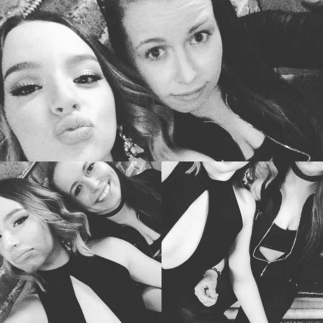 HBD to this crazy homie, you're literally a rockstar. thanks for inspiring my look and also here's to realizing that taking selfies turned into taking a picture of just our cleavage because it was so prominent 😂 anyway, thanks for the good talks, am