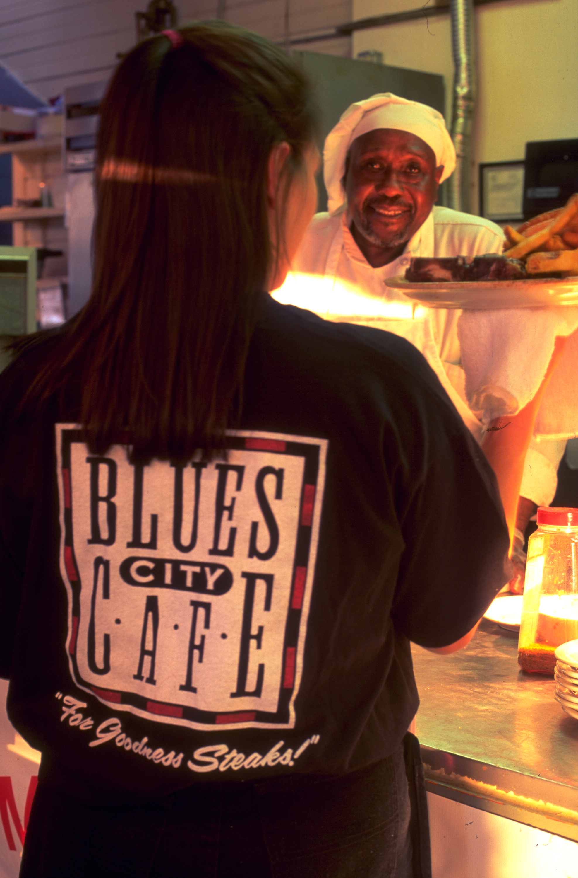  The late, great Bonnie Mack, RIP  Blues City Cafe logo tee  Branding creative and design by Chuck Mitchell  Beale Street Memphis, Tennessee 