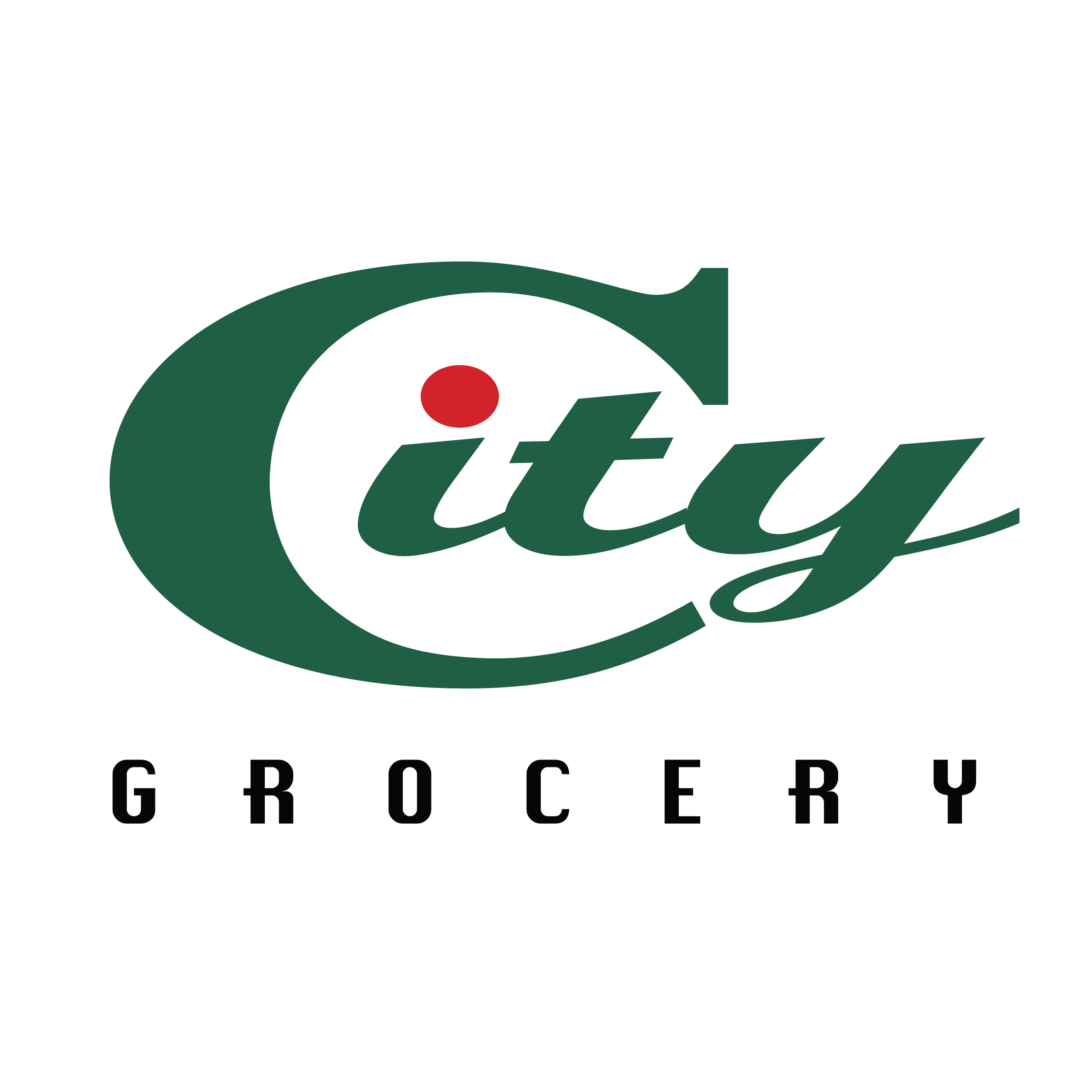 City Grocery logo  Branding creative and design by Chuck Mitchell  Front Street Memphis, TN 