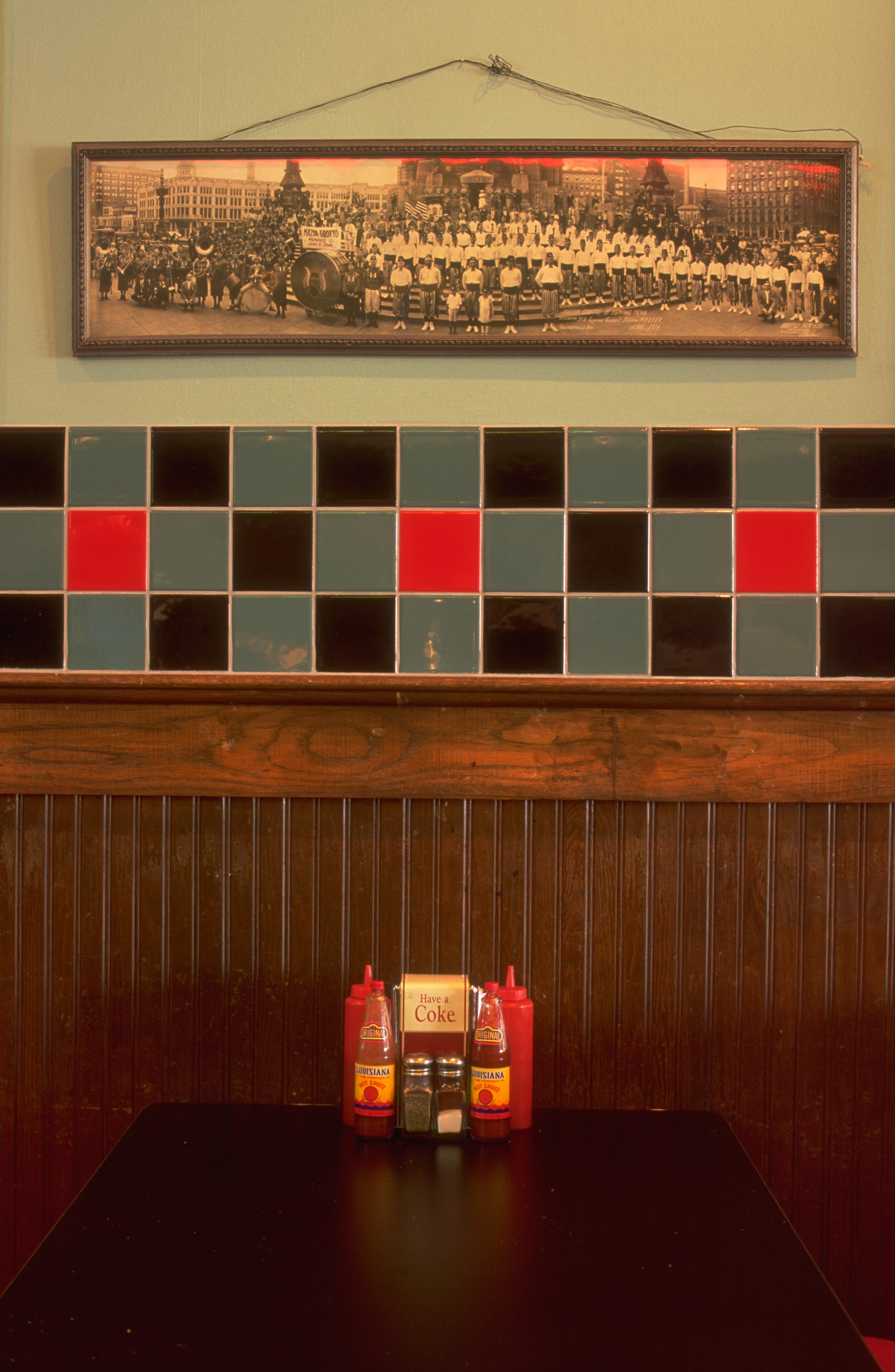  Dyer’s Burgers interior  Restaurant interior design by Chuck Mitchell  Beale Street Memphis, Tennessee 