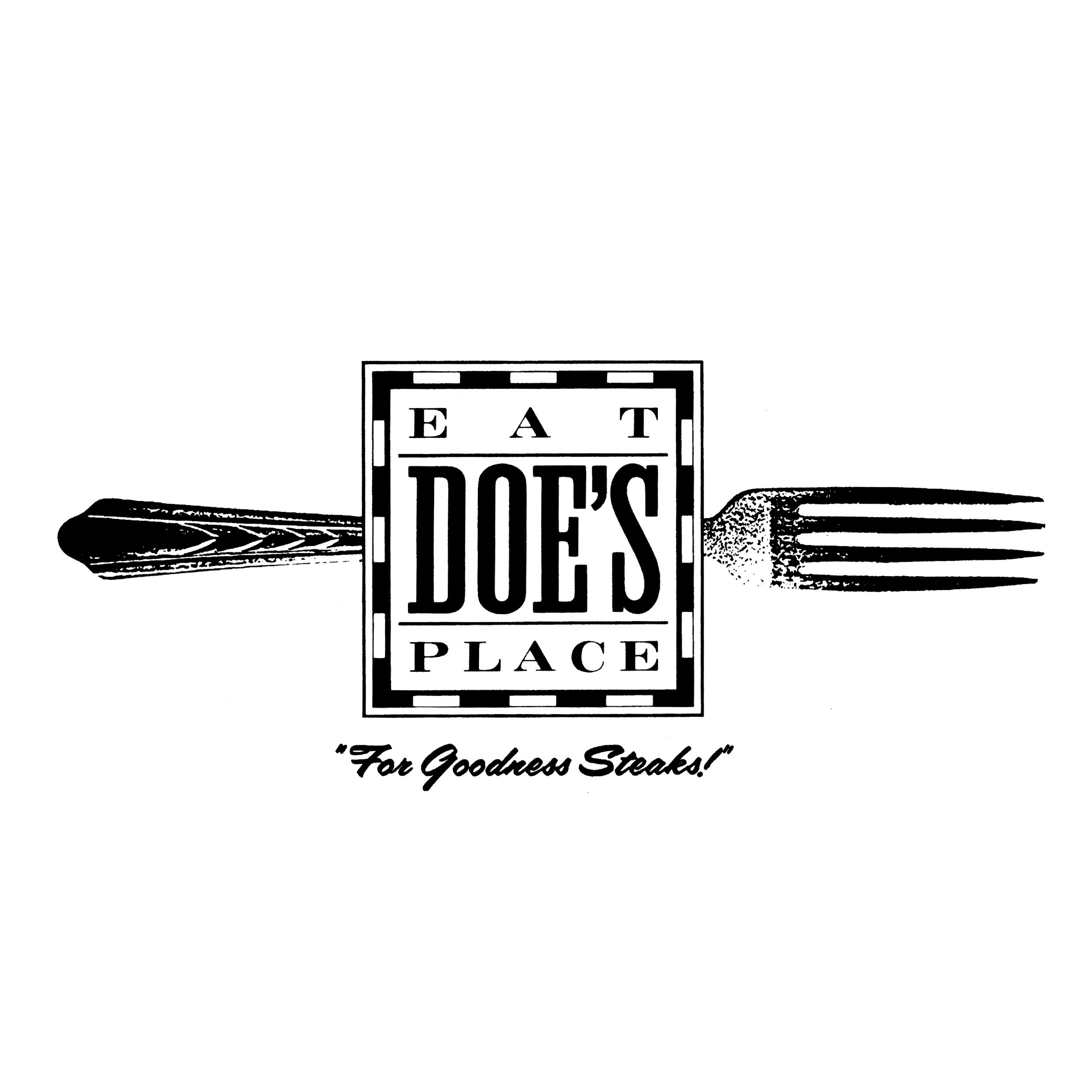  Original Does Eat Place Memphis logo  Branding creative and design by Chuck Mitchell  Elements later adapted for Blues City Cafe  Beale Street Memphis, Tennessee 
