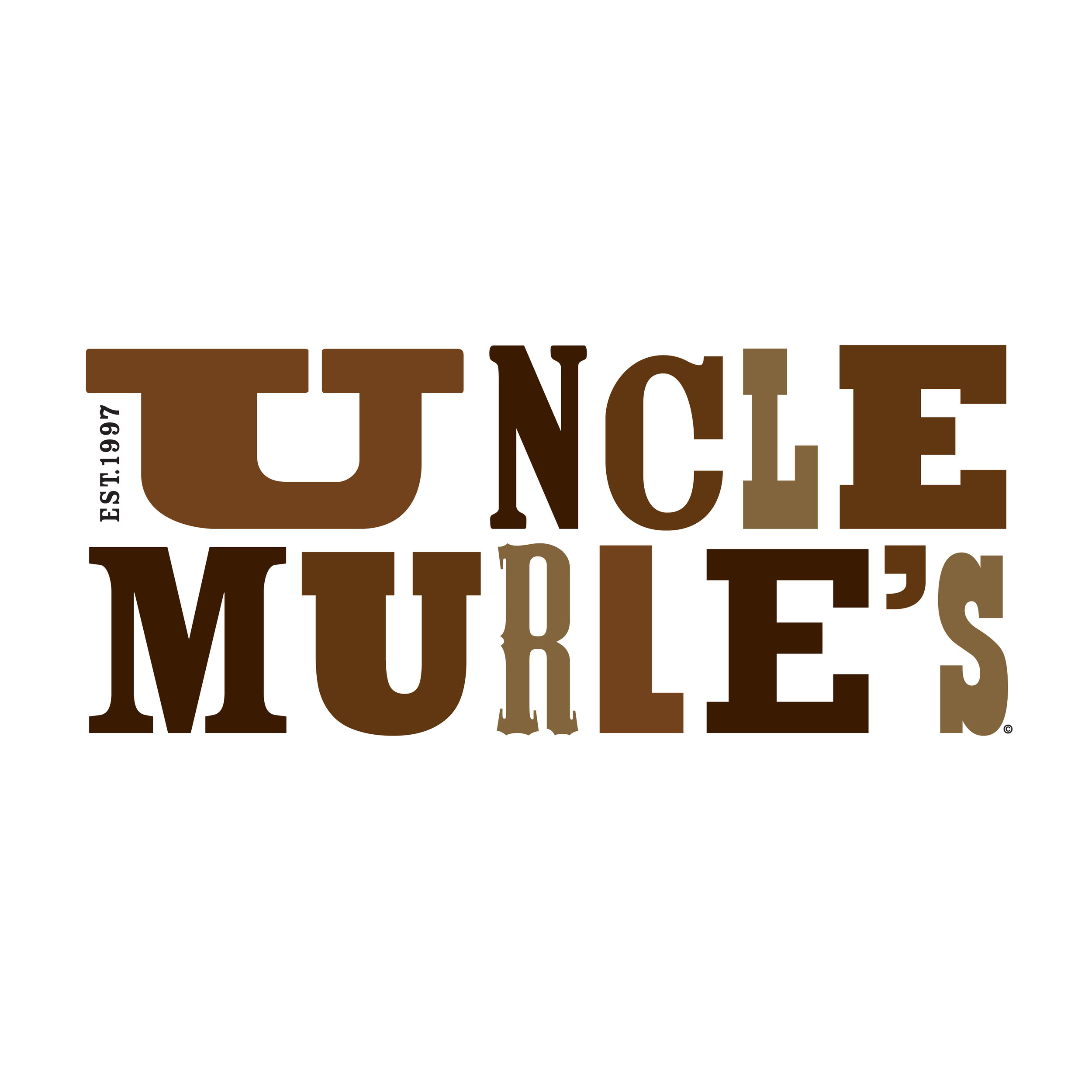  Uncle Murle’s logo  Branding creative and design by Chuck Mitchell 