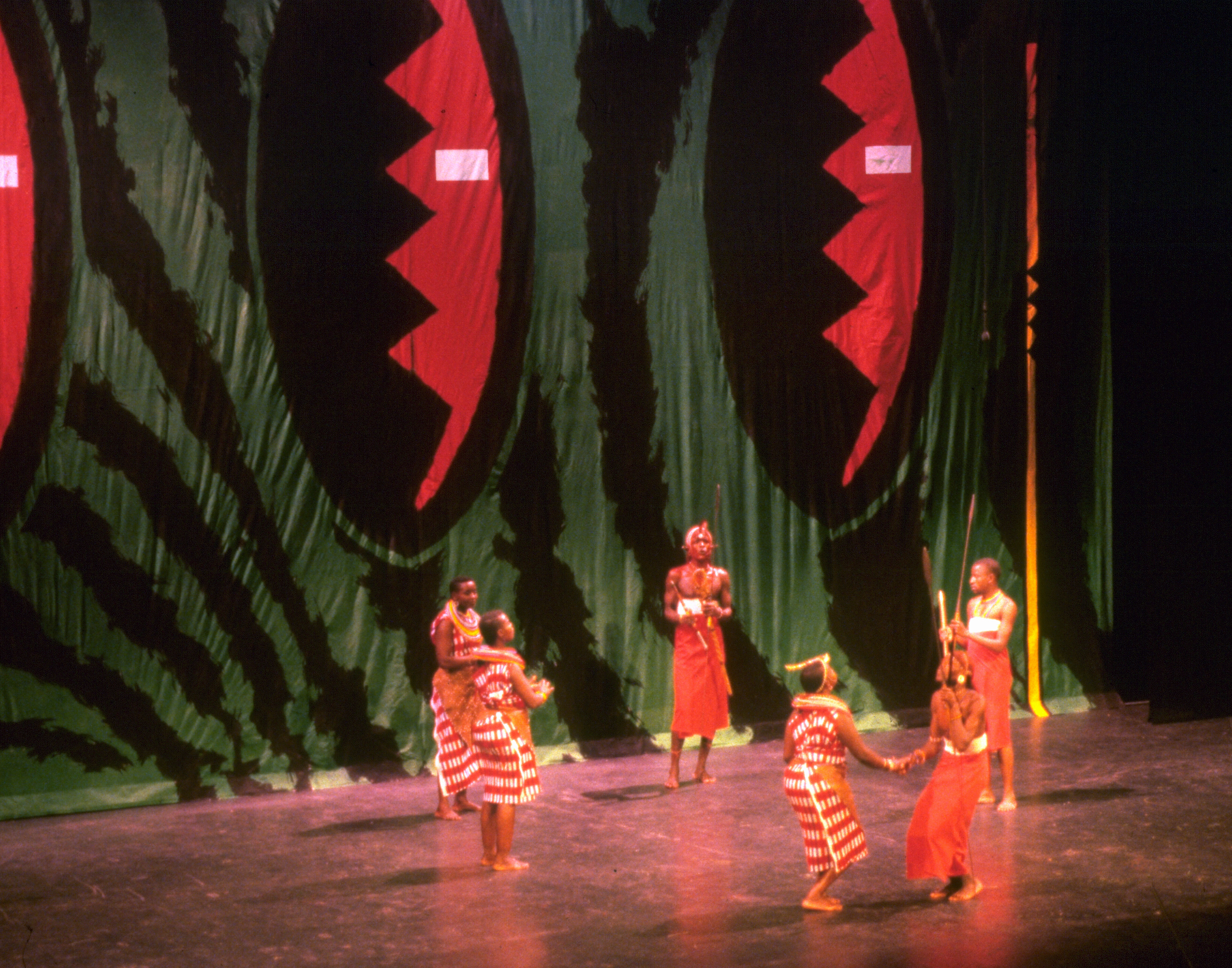  Memphis in May Celebrates Kenya set backdrop  Creative and design by Chuck Mitchell  Photo courtesy Memphis in May 