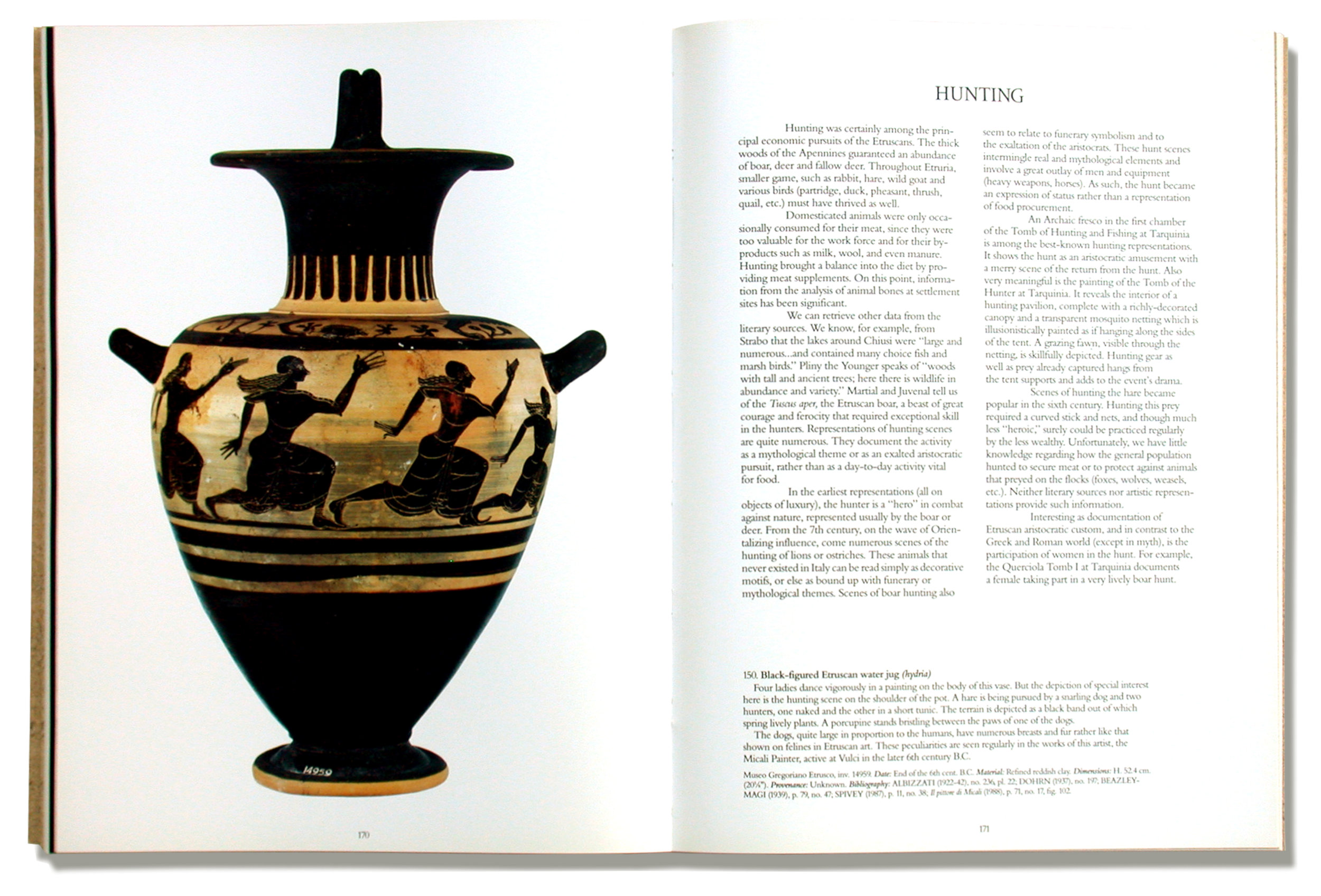  Wonders Series Exhibit  The Etruscans  Exhibition catalog spread  Creative direction and design by Chuck Mitchell 
