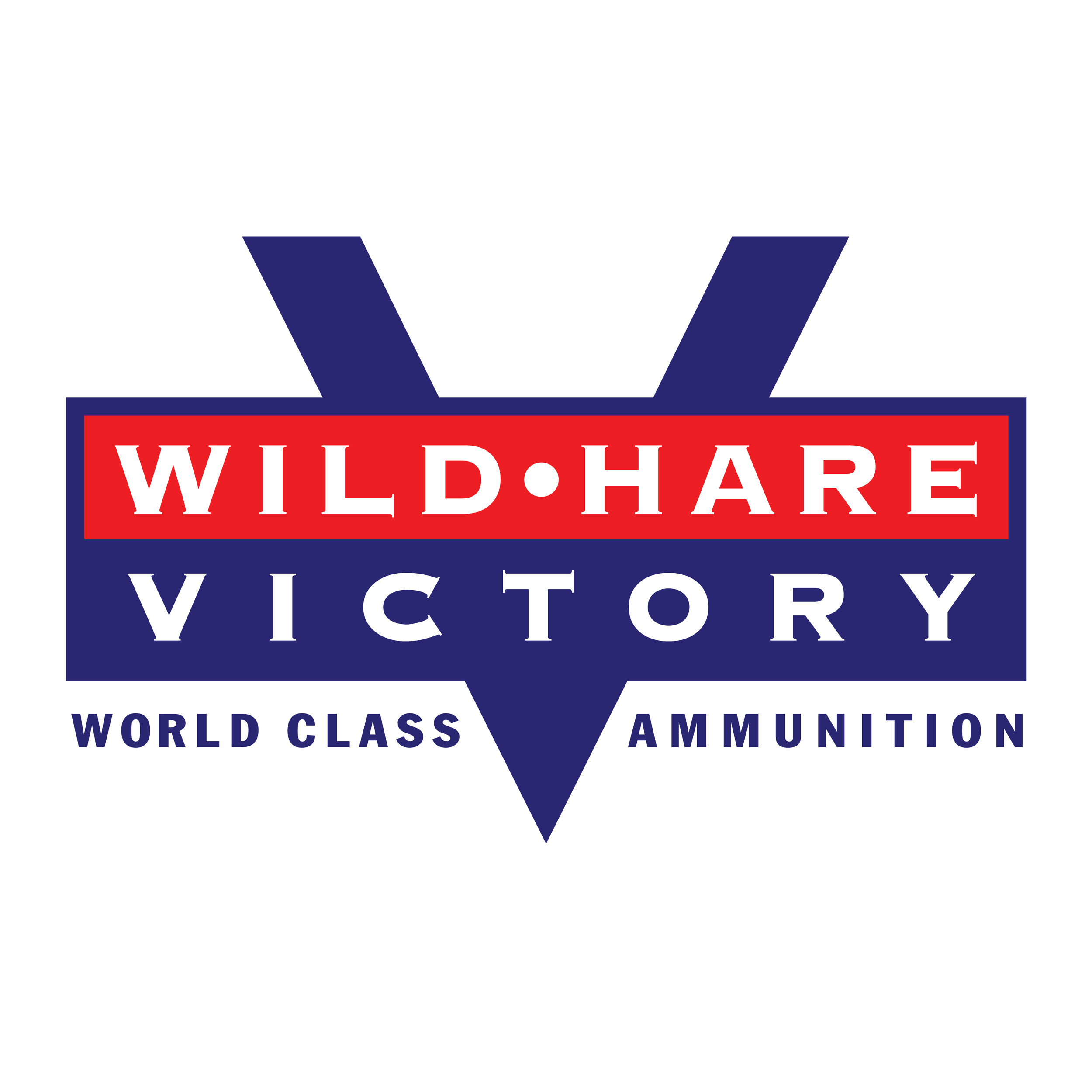  Wild•Hare Victory World Class Ammunition logo  Design, branding and creative direction by Chuck Mitchell 