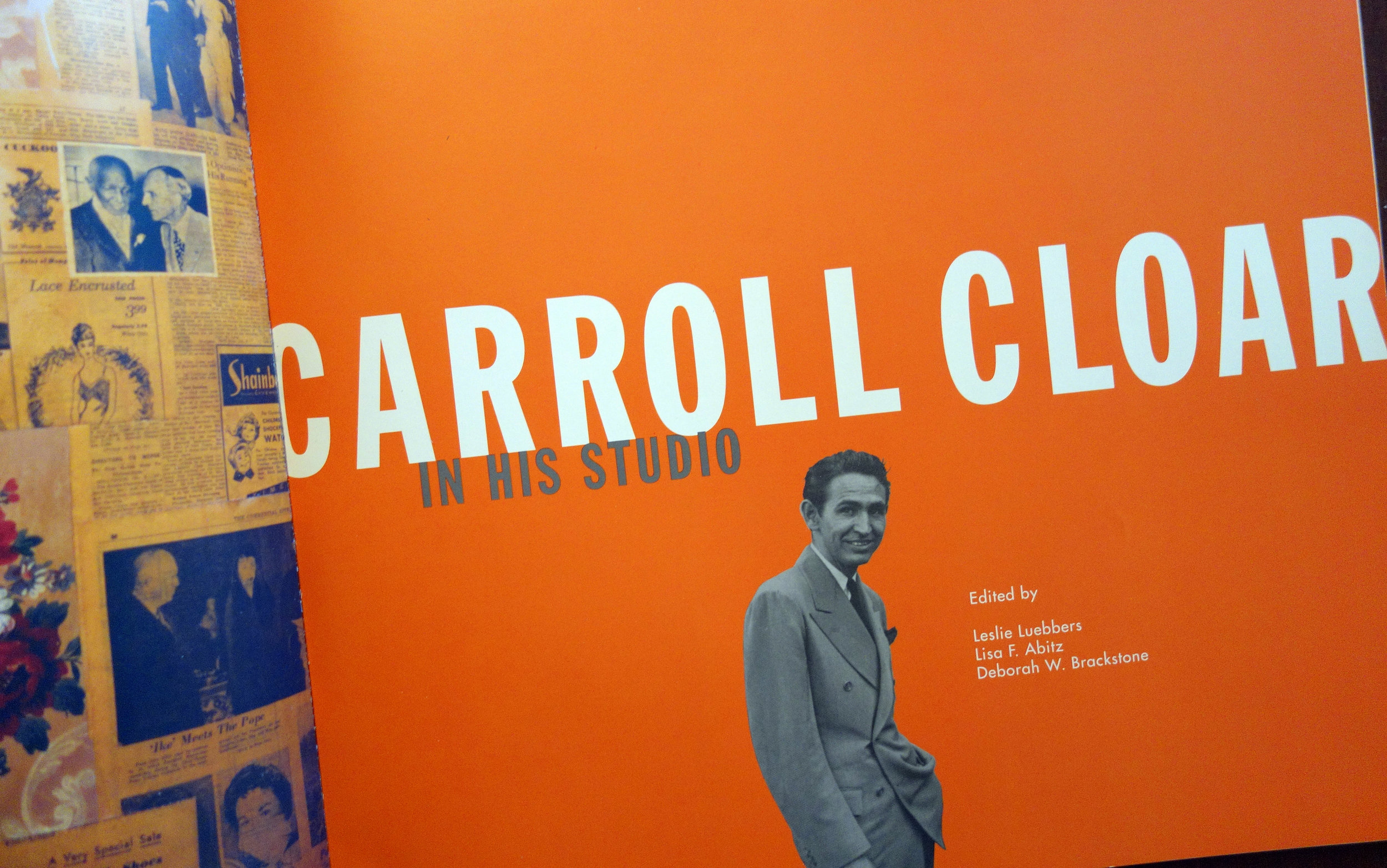  Carroll Cloar in His Studio exhibition catalog  Title page  Creative direction and design by Chuck Mitchell  Published by University Press of Mississippi and AMUM, Art Museum of the University of Memphis 