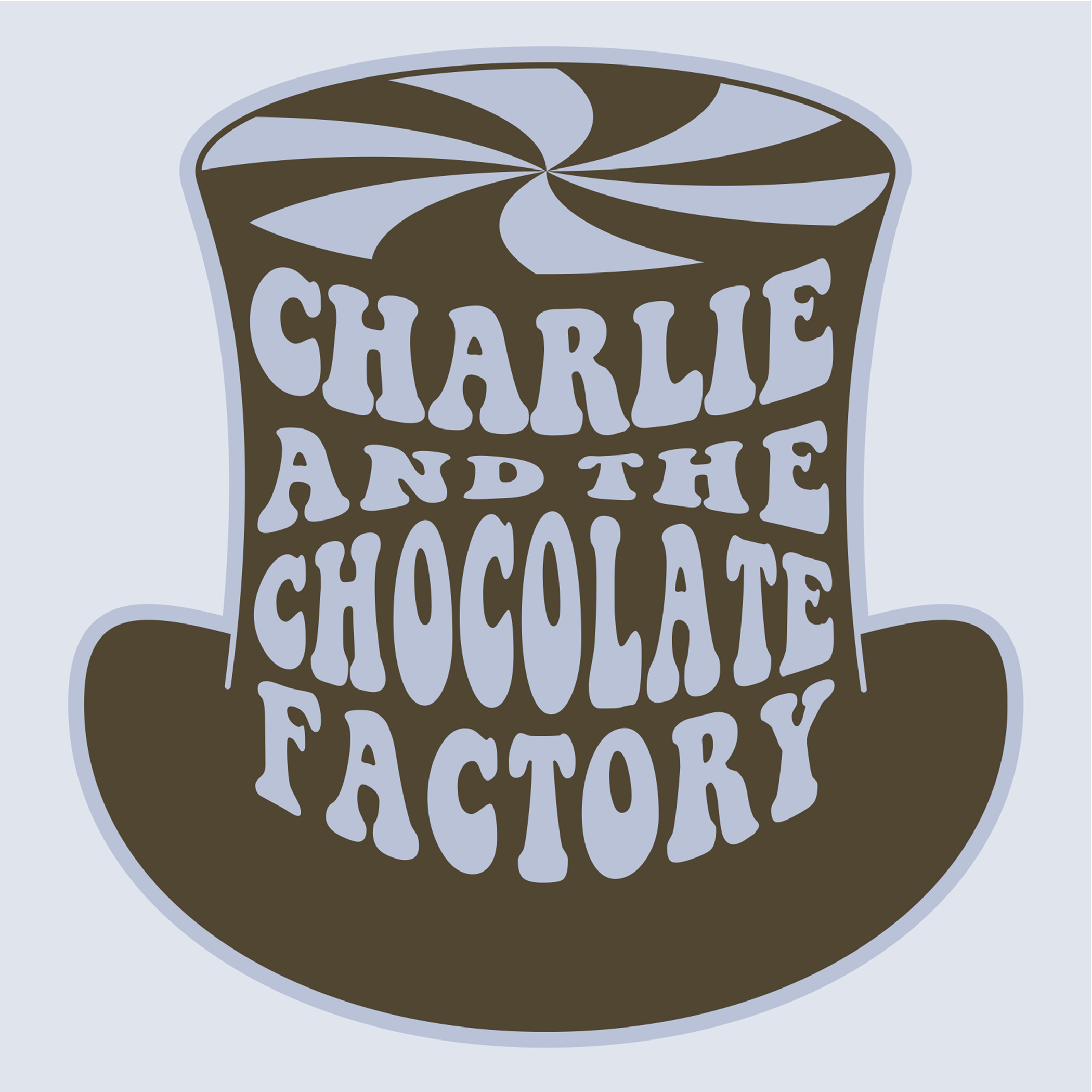  Branding creative, copywriting and design by Chuck Mitchell  Pro bono work developed for Holy Names Jubilee School’s production of Charlie and the Chocolate Factory  © Chuck Mitchell. All rights reserved. 