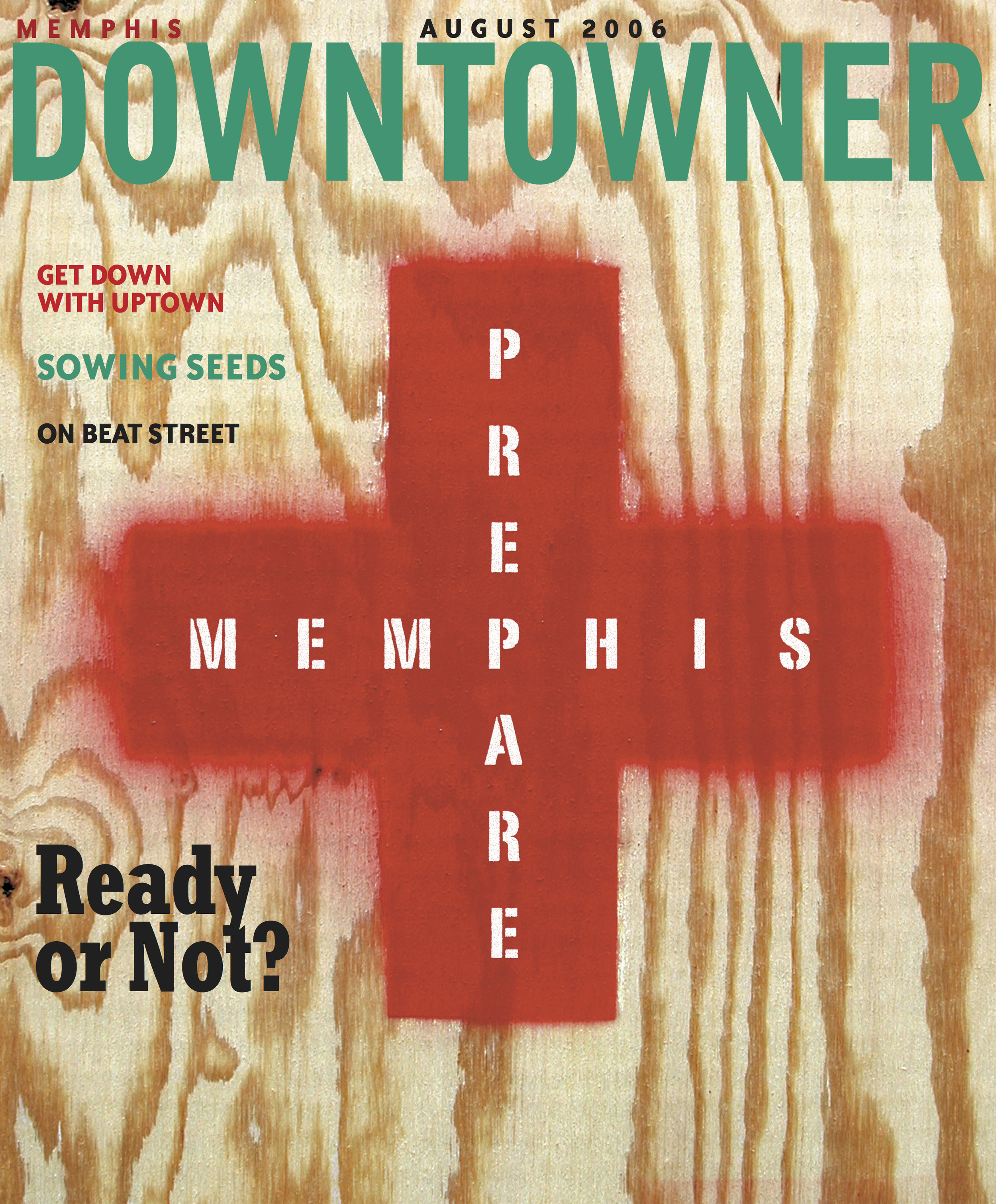  Memphis Downtowner Magazine  Prepare Memphis, Red Cross Readiness  Publication design by Chuck Mitchell  Photograph by Chuck Mitchell 