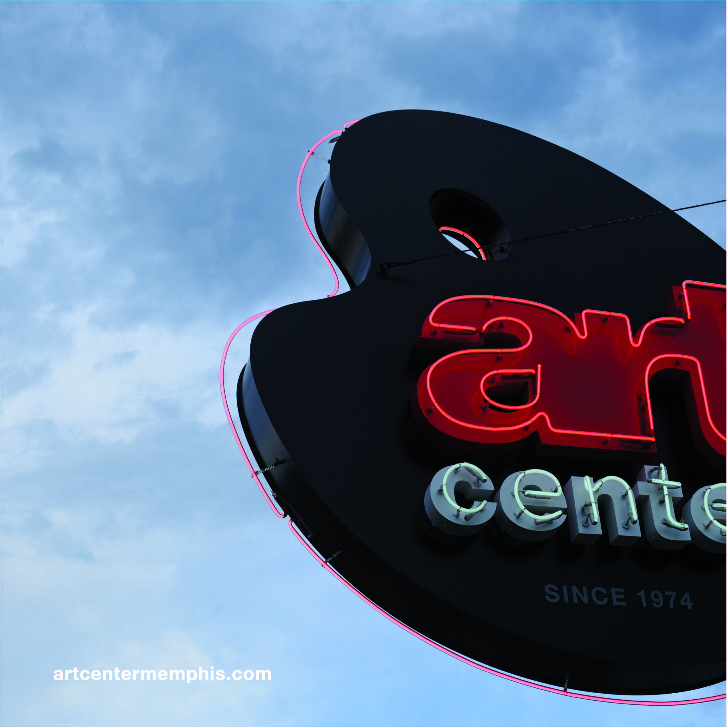  Art Center “sign” ad for Memphis Current  Creative and design by Chuck Mitchell 