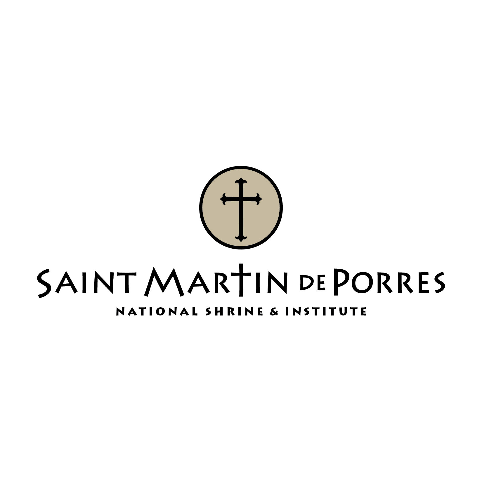  Branding creative and logo design by Chuck Mitchell  Pro bono work developed for St. Martin de Porres National Shrine &amp; Institute, Memphis 