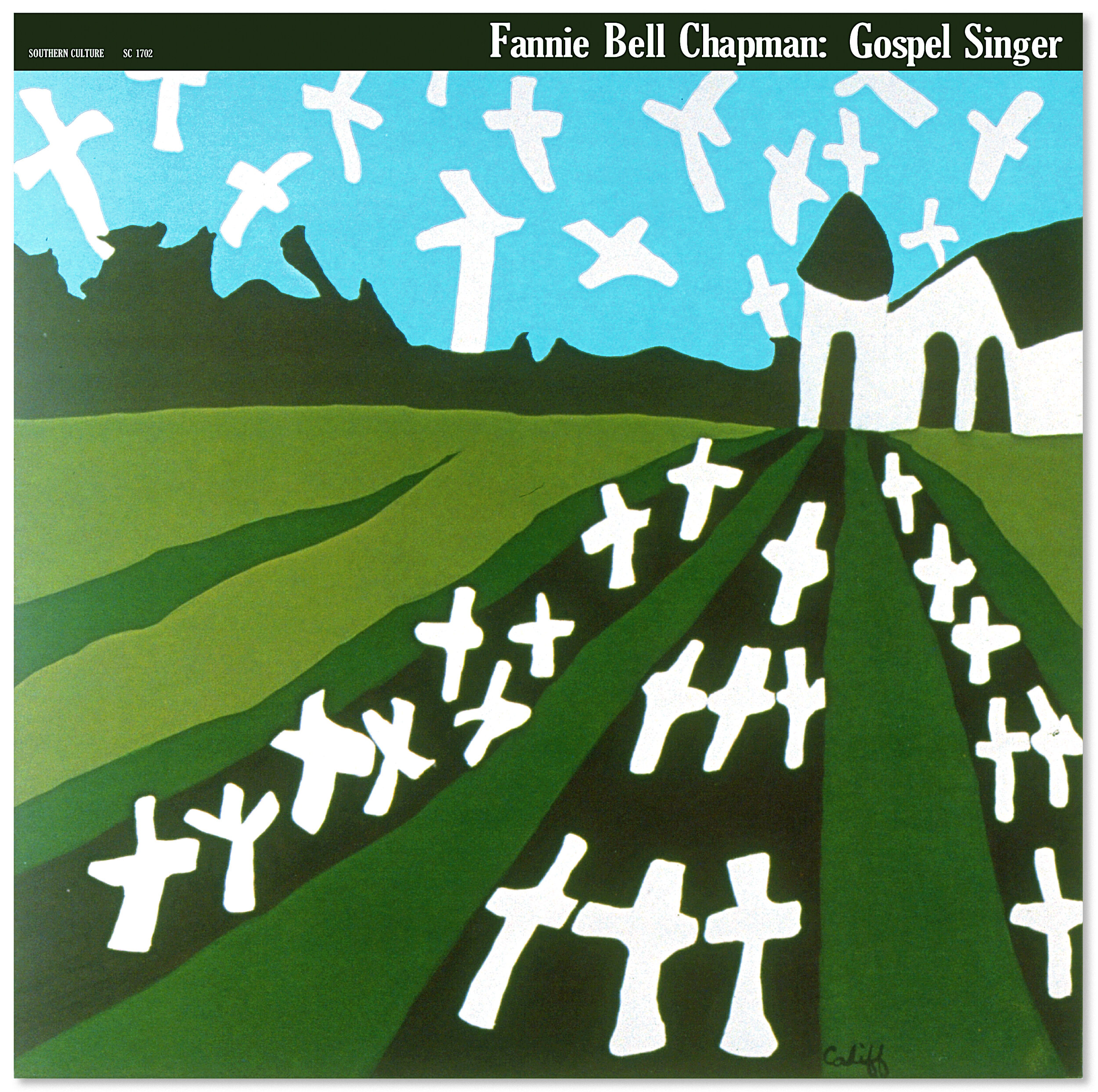  Fannie Bell Chapman: Gospel Singer  Fannie Bell Chapman  Center for the Study of Southern Culture Album Series  William Ferris  Oxford, Mississippi  Creative direction, concept, design and production supervision by Chuck Mitchell  Illustration by Ma