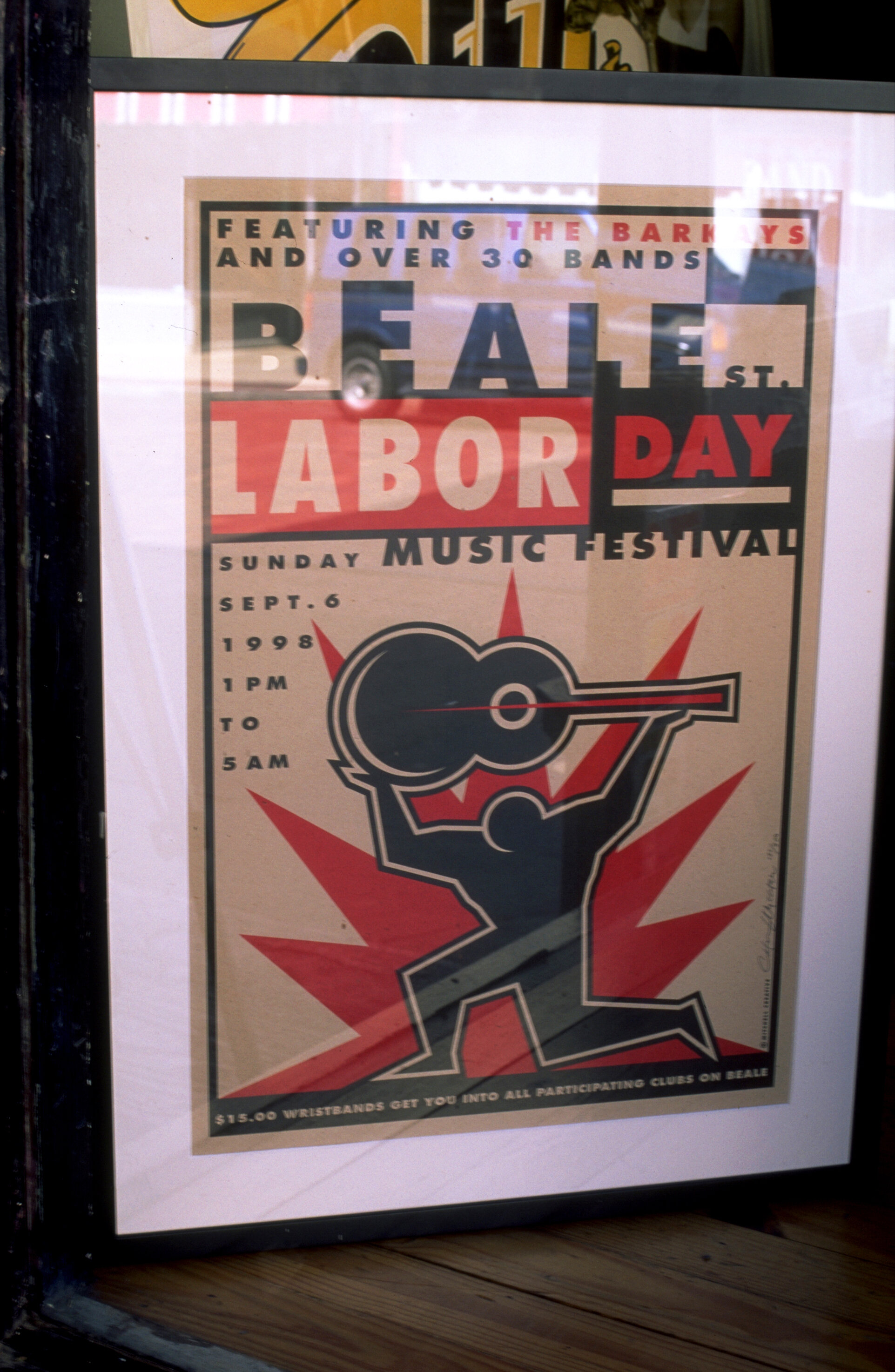 Beale Street Labor Day Music Festival poster design  © Chuck Mitchell. All rights reserved. 