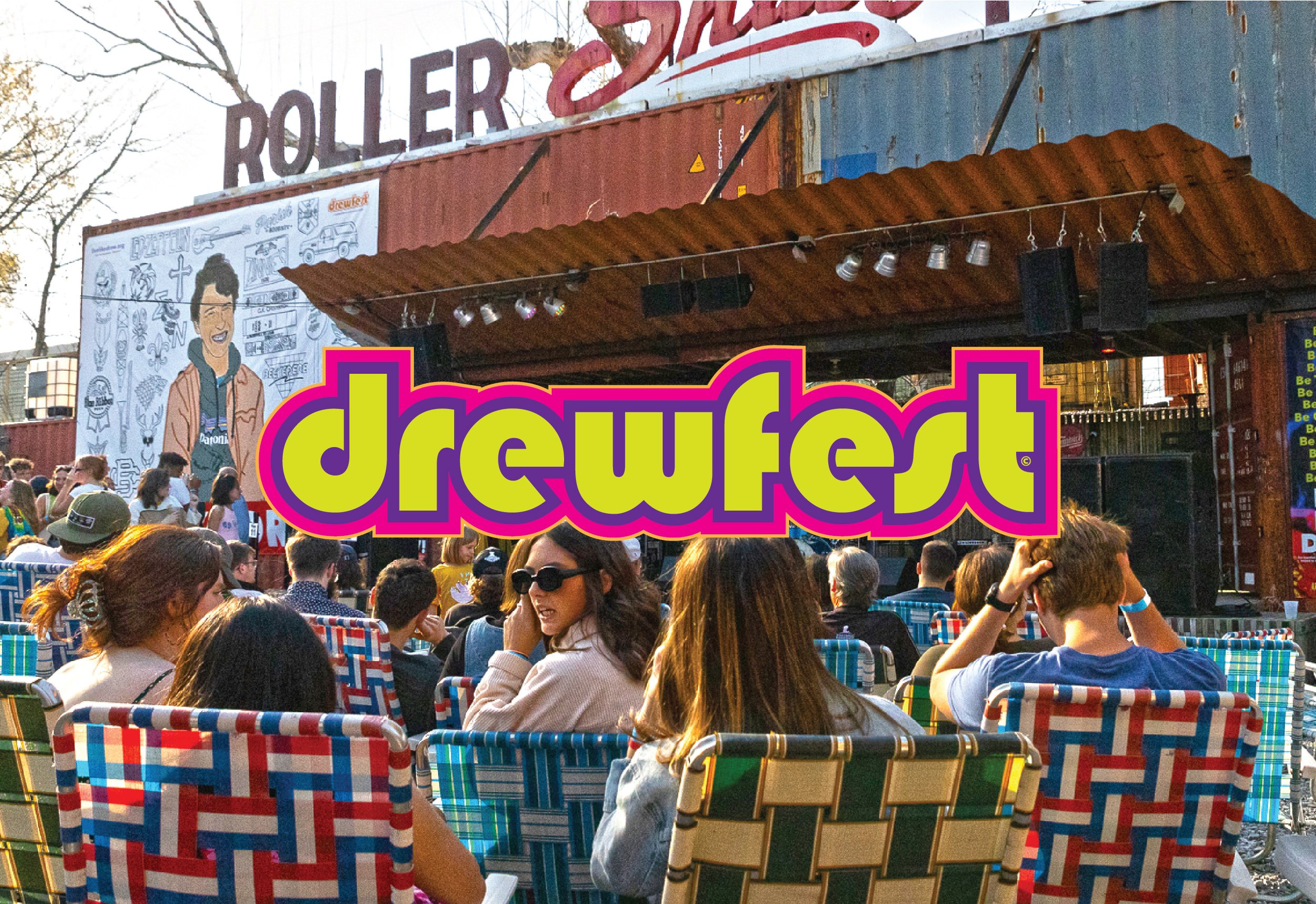  DrewFest Memphis  Railgarten  Branding creative and design by Chuck Mitchell  Pro bono project celebrating the life of Drew Rainer  Photograph by Bryant Cummings 