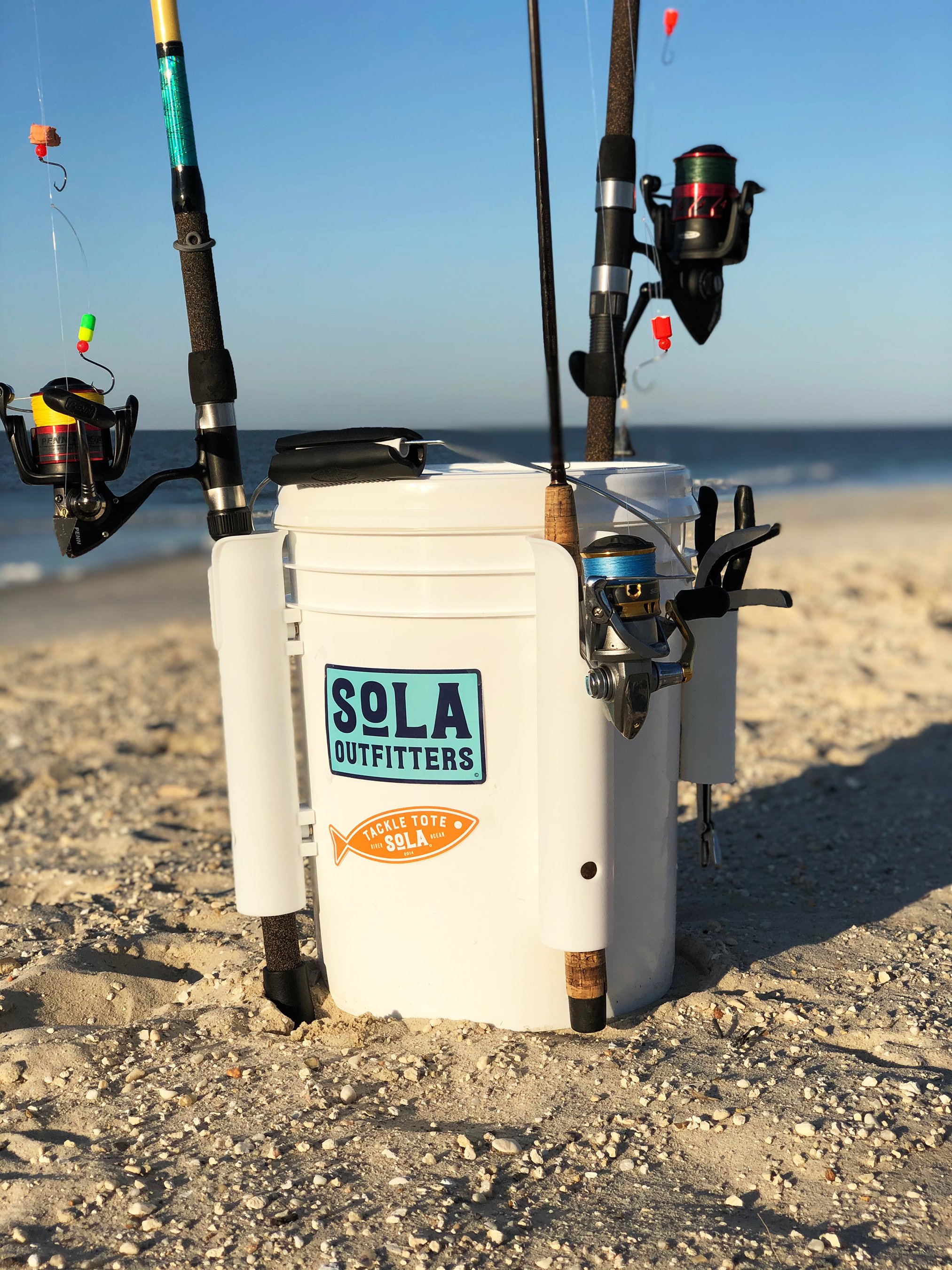  SoLA Outfitters Tackle Tote™  Product naming, branding design and creative direction by Chuck Mitchell  Photograph by Landaiche 