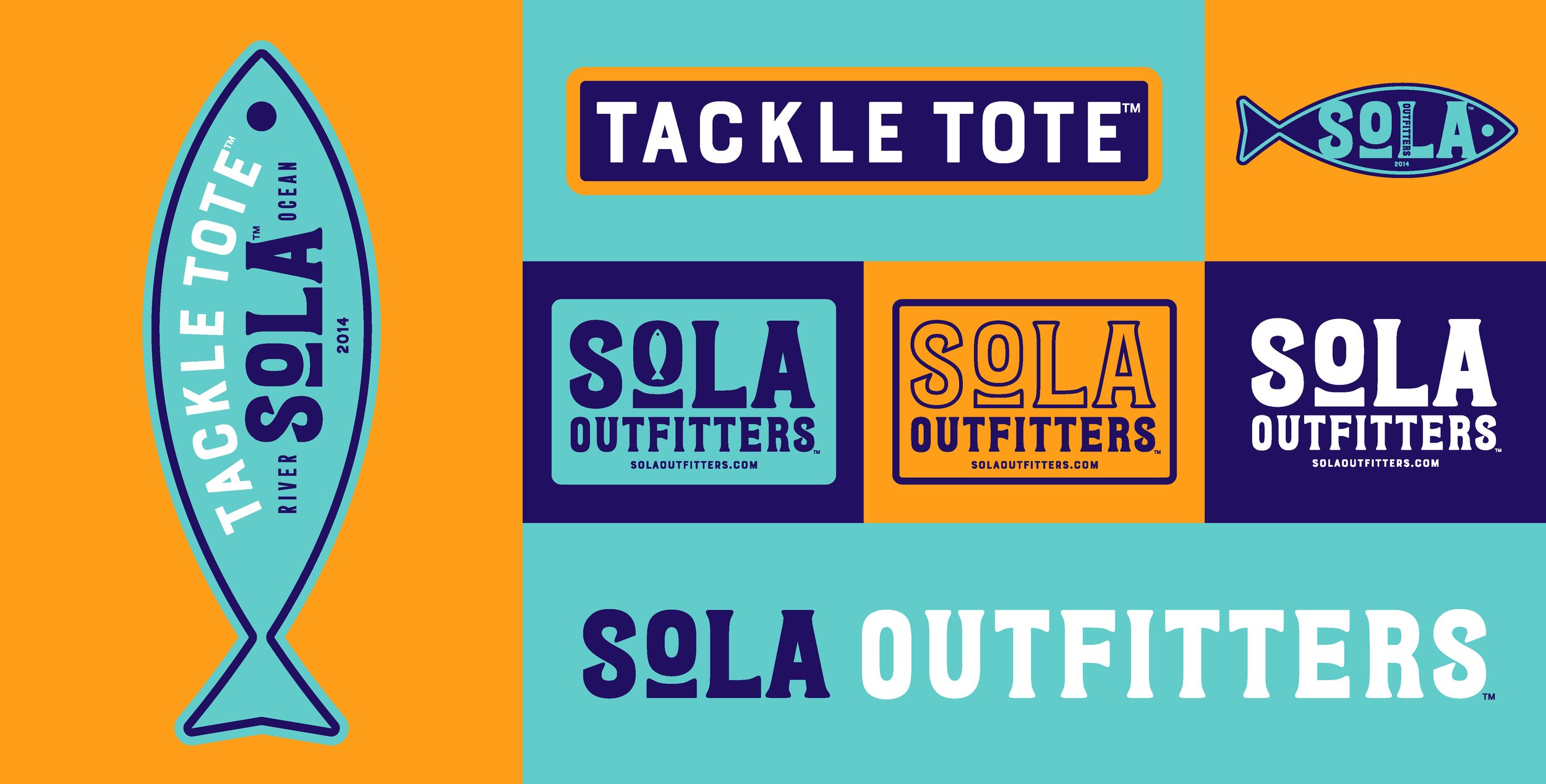  SoLA Outfitters &amp; Tackle Tote™  Design, product naming, branding design and creative direction by Chuck Mitchell 